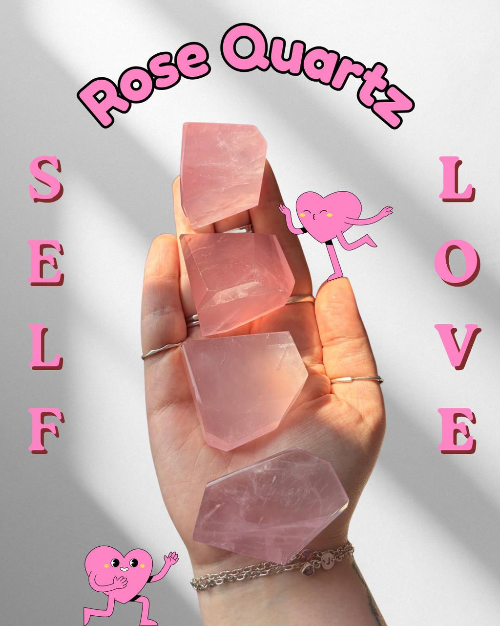 Small Rose Quartz Freeforms