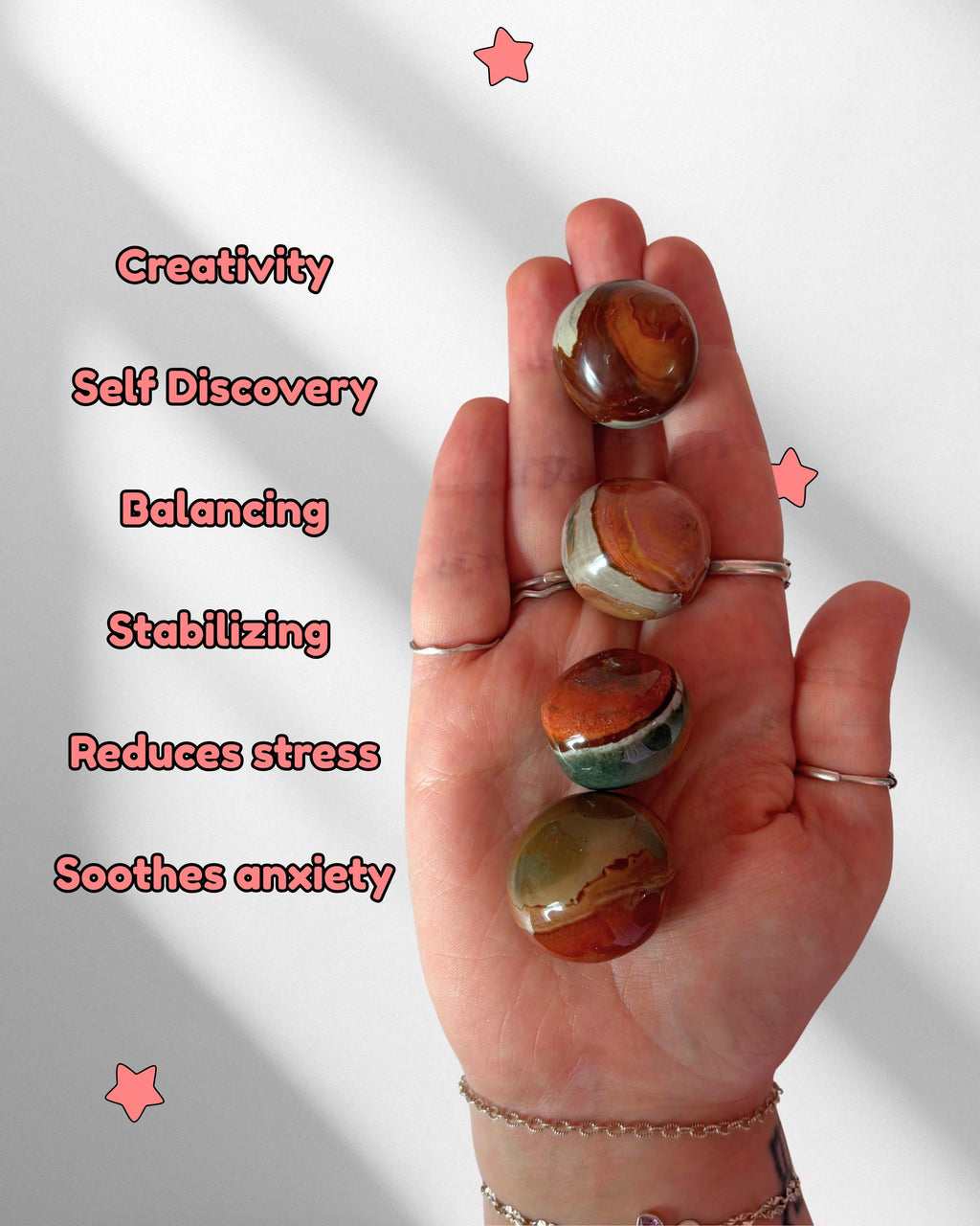 Polychrome Jasper Tumblestone