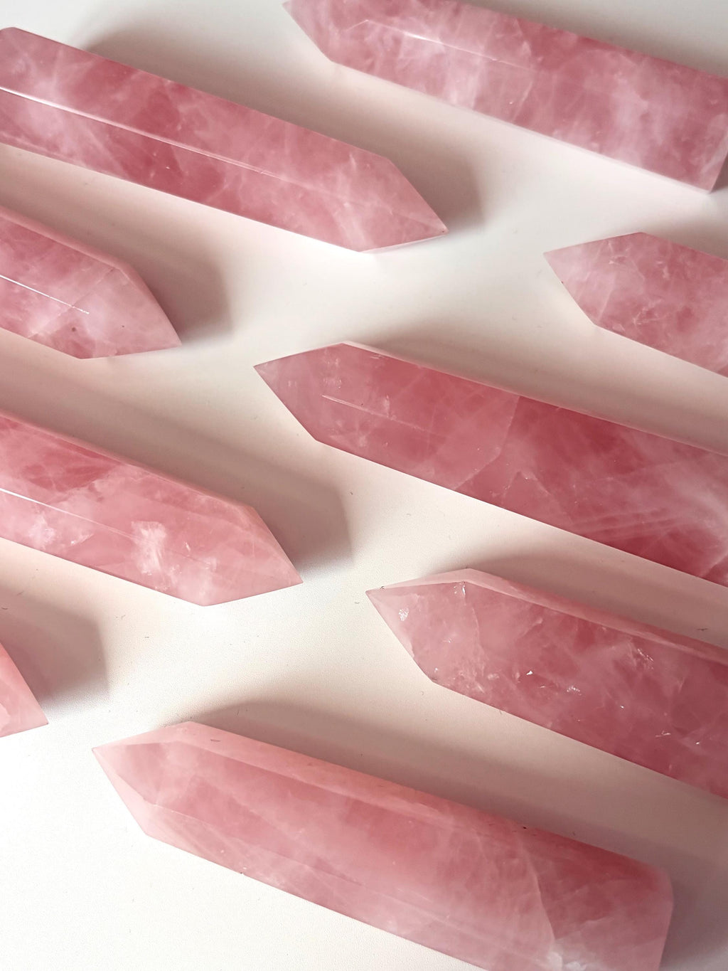Pink Rose Quartz Towers