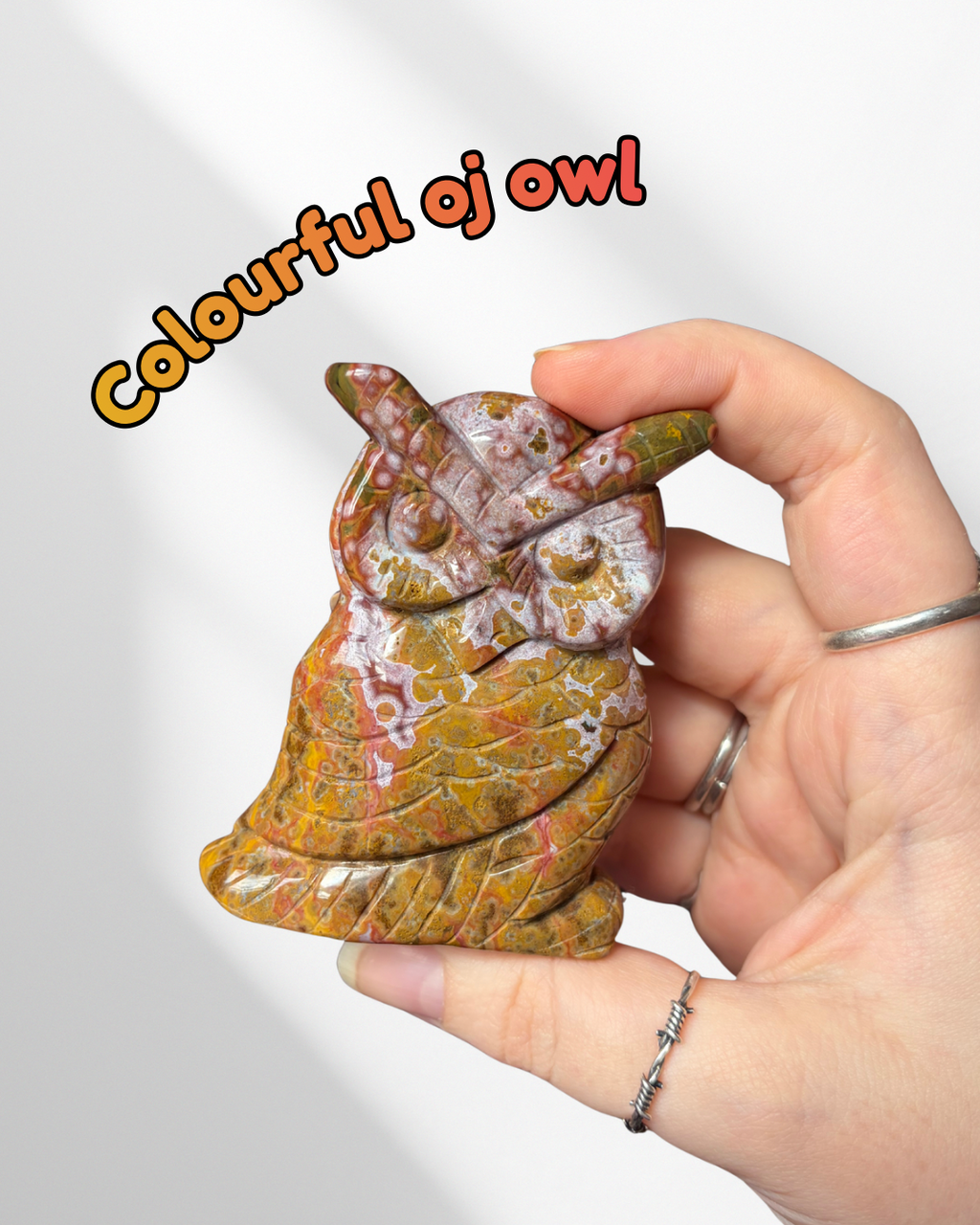 Colourful Ocean Jasper Owl