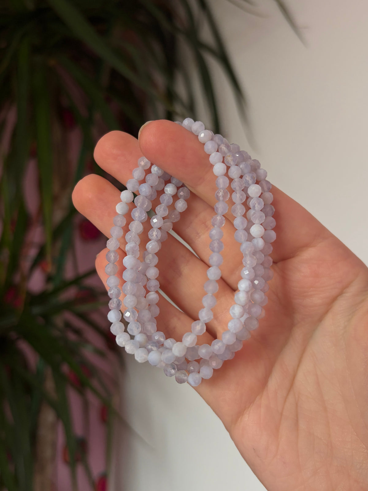 Blue Chalcedony Faceted Bracelet