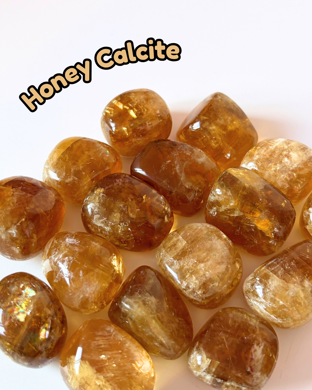 Honey Calcite Tumblestone
