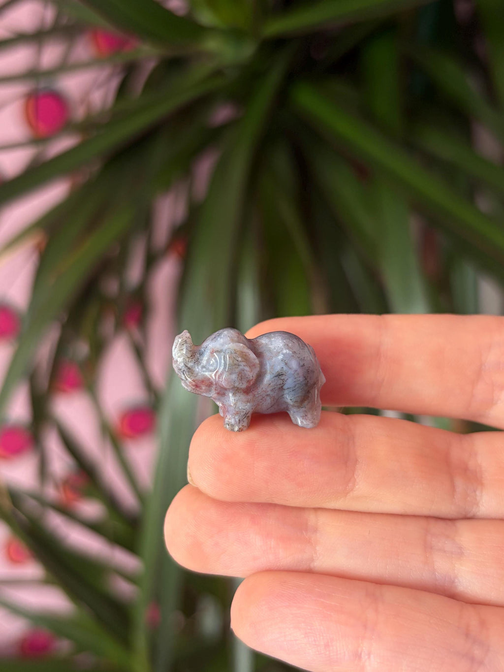 Tiny Sea Jasper Elephants