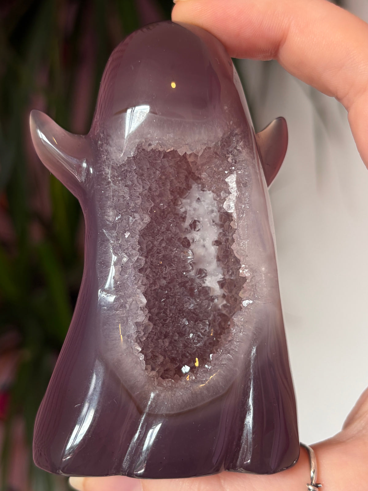 Druzy Agate Ghost