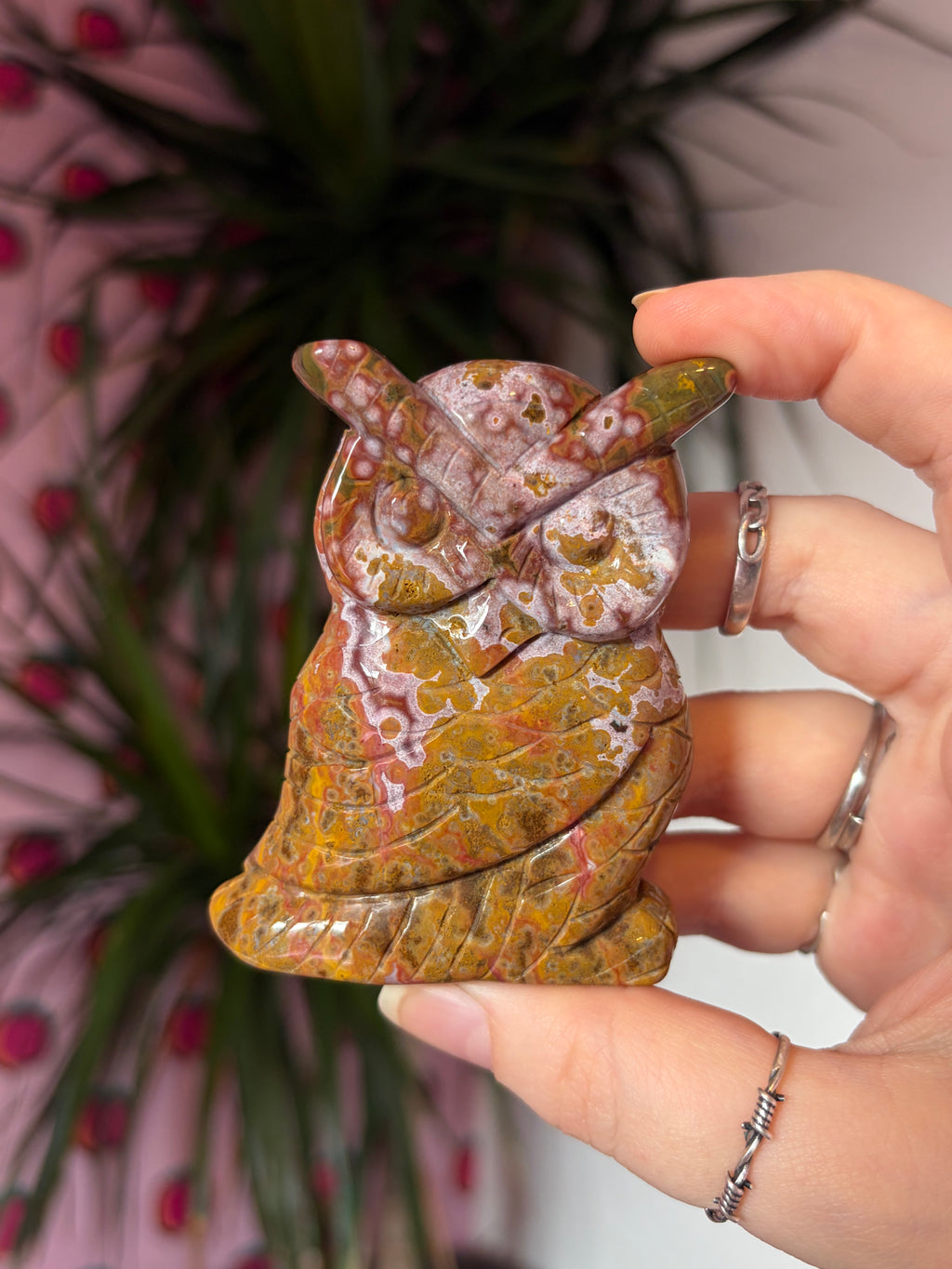 Colourful Ocean Jasper Owl