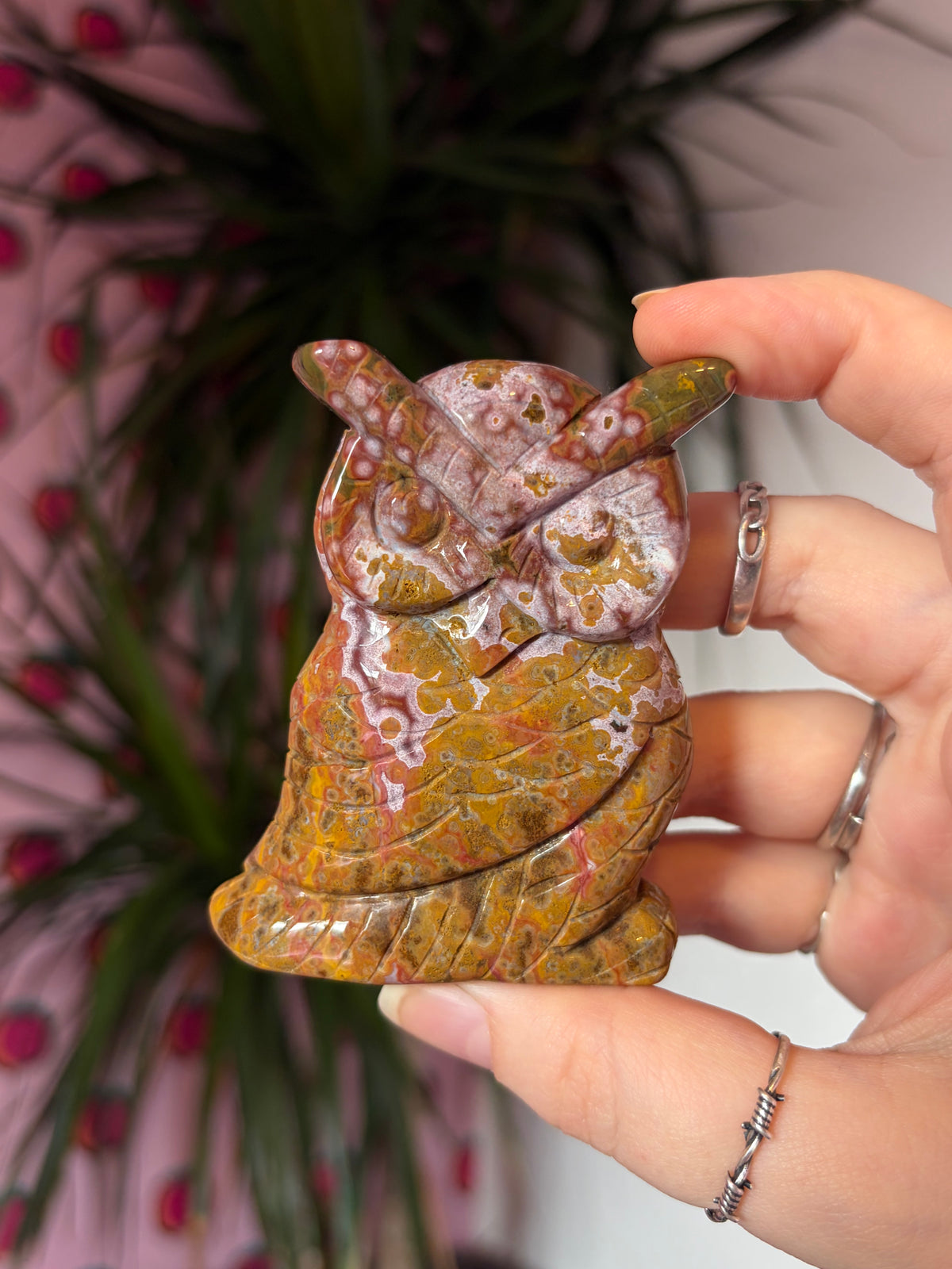 Colourful Ocean Jasper Owl