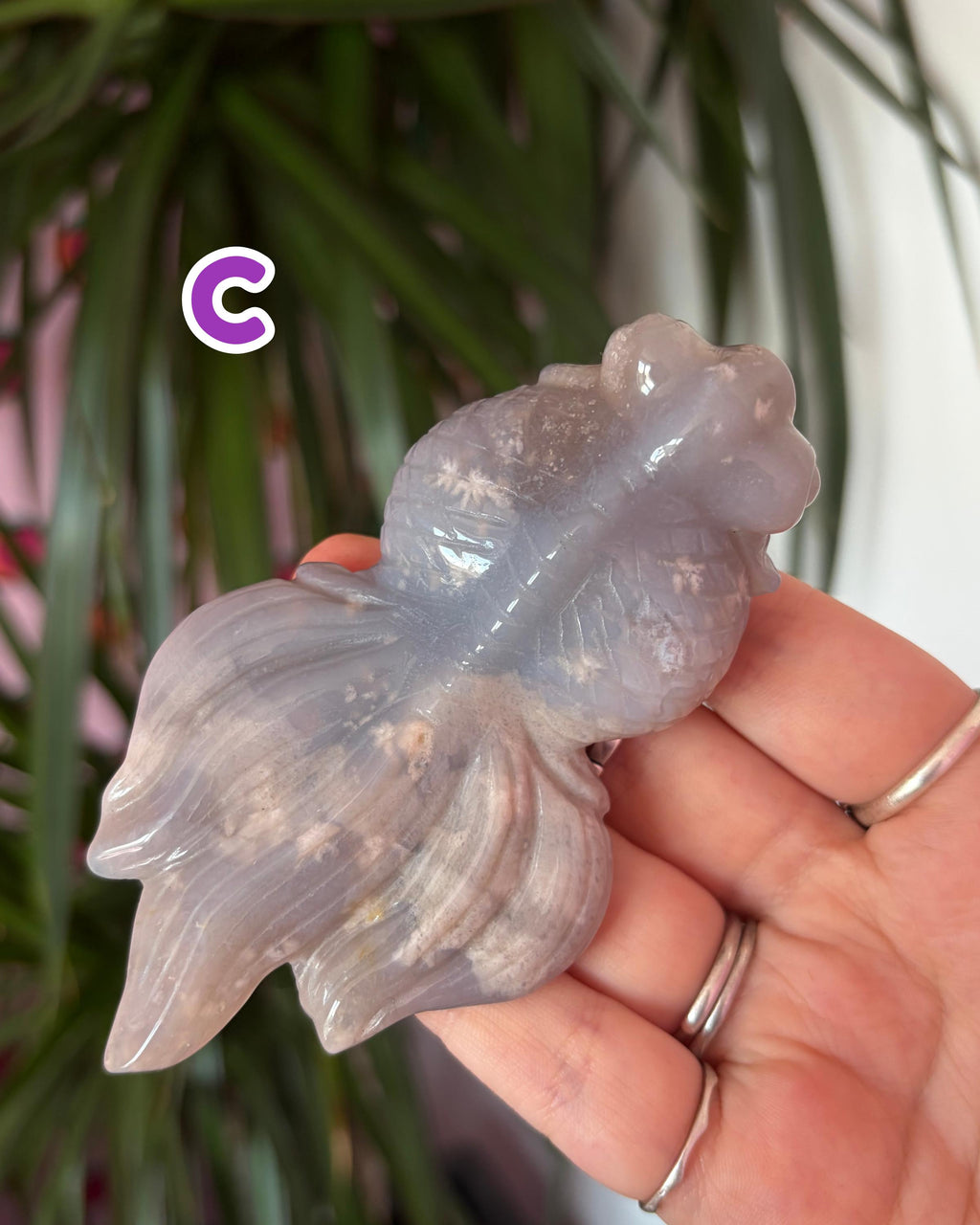 Flower Agate Goldfish