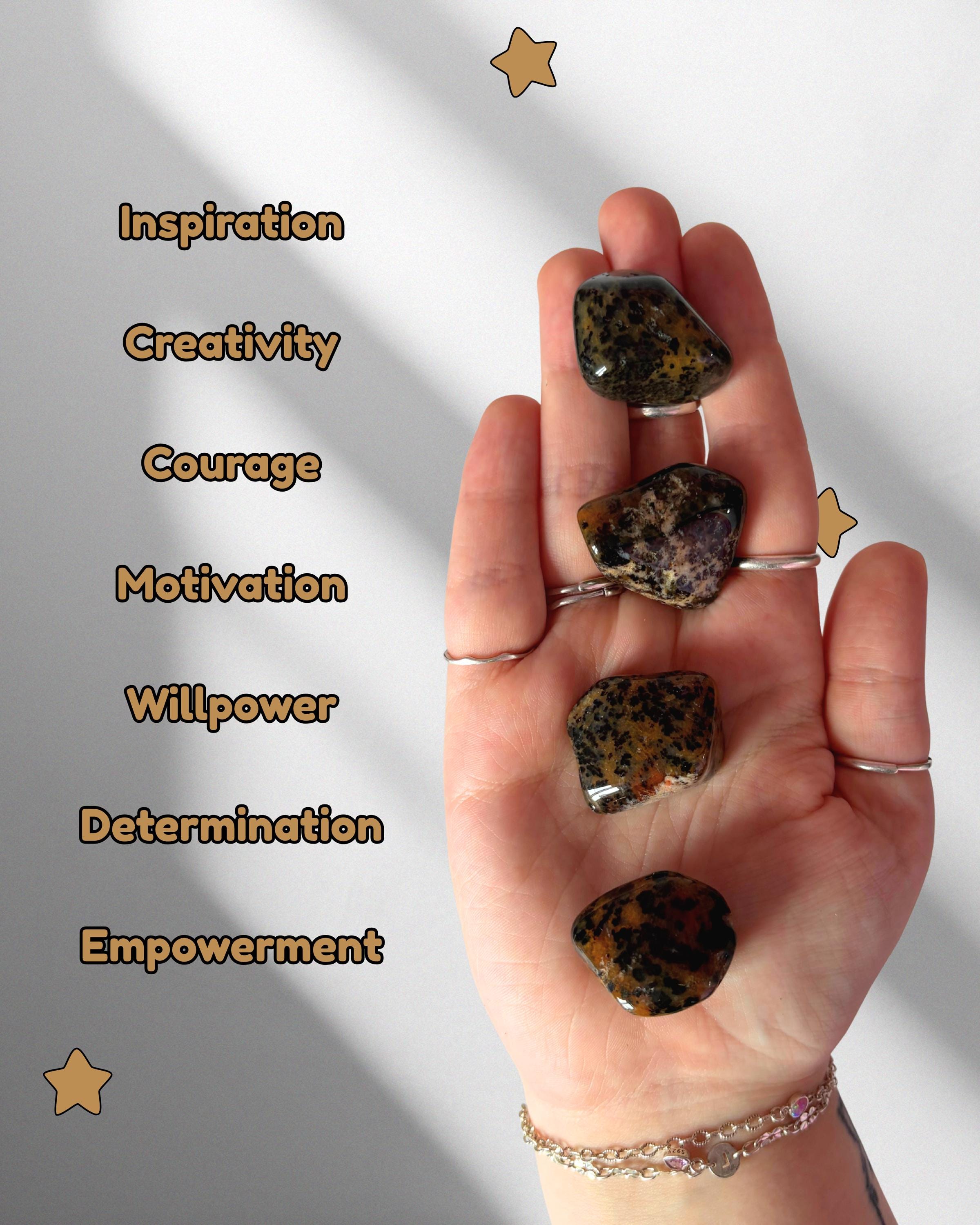 Cheetah Agate Tumblestones