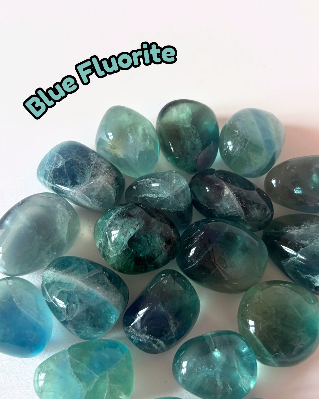 Blue Fluorite Tumblestone