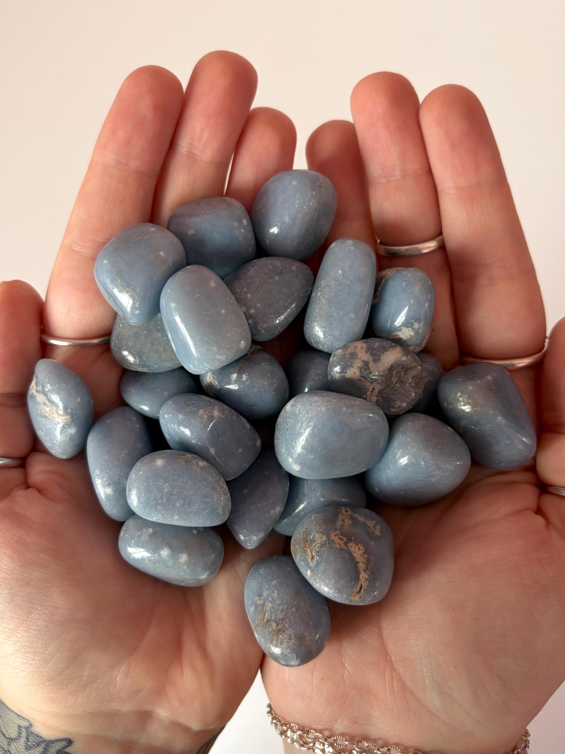 Angelite Tumblestone