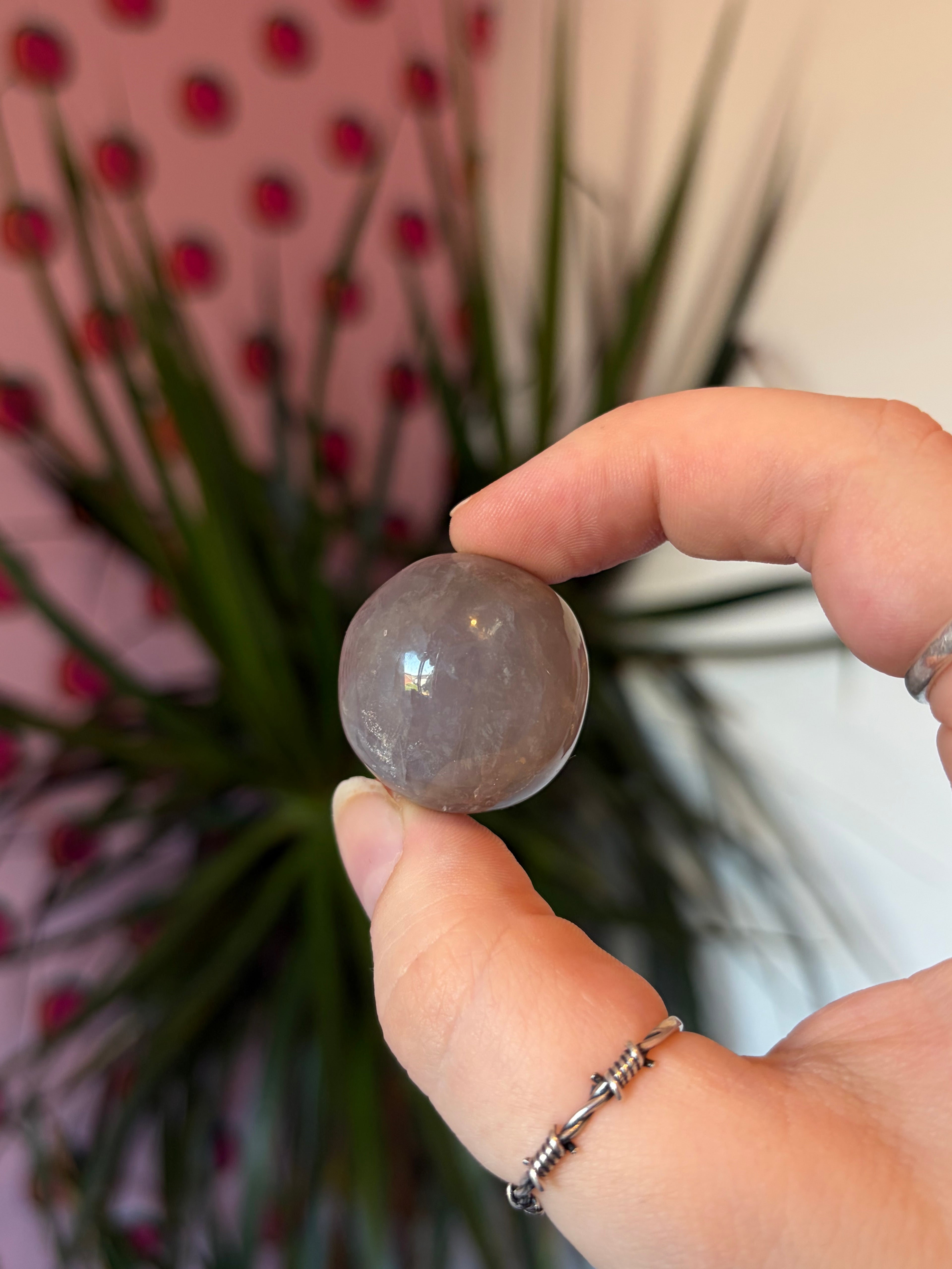 Blue Rose Quartz Tumblestone