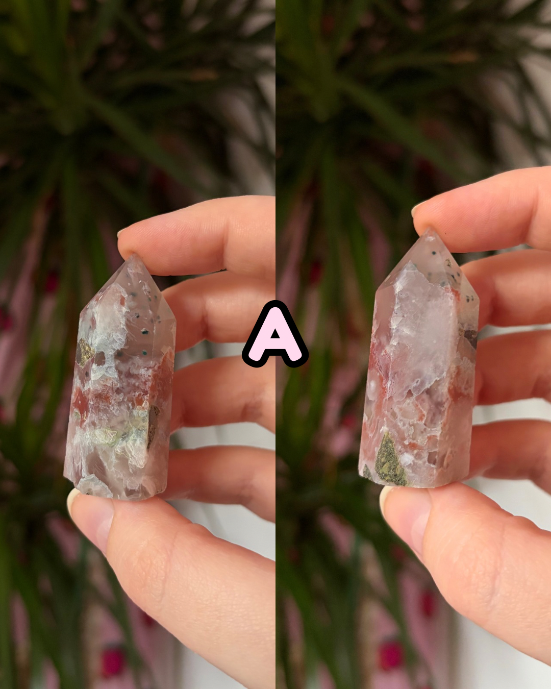 Mini Colourful Flower Agate Towers