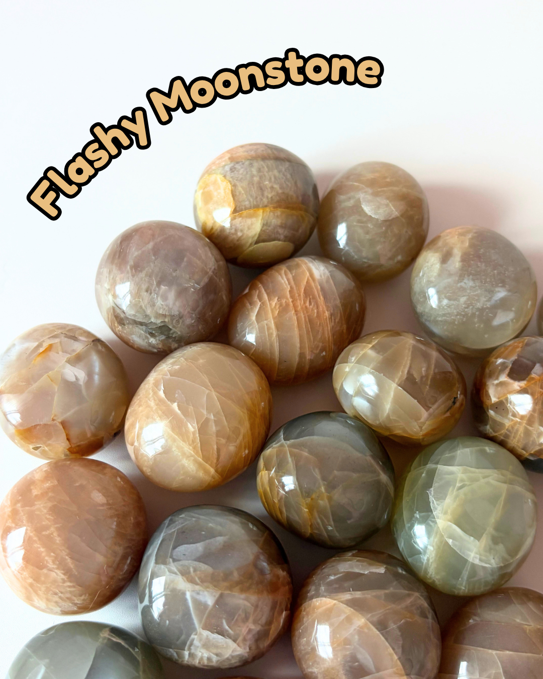 Flashy Moonstone Tumblestone
