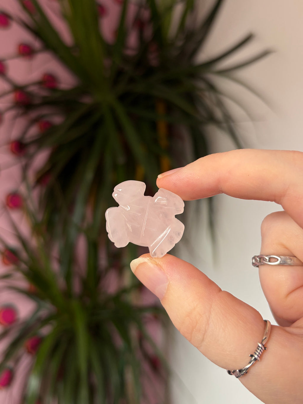 Mini Rose Quartz Crabs