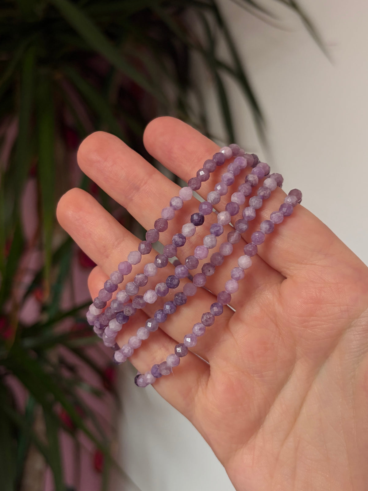 Lepidolite Faceted Bracelet