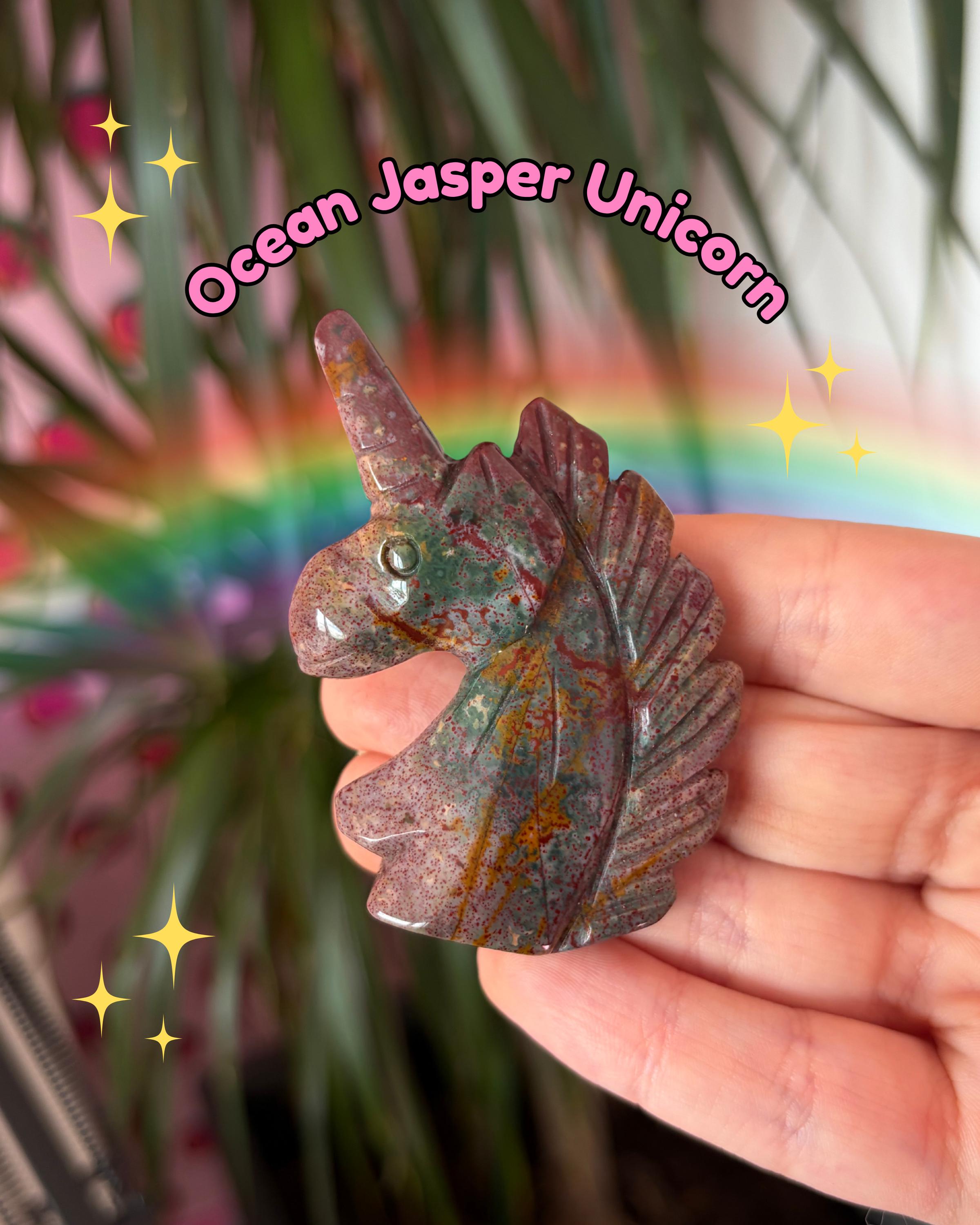 Sea Jasper Unicorn