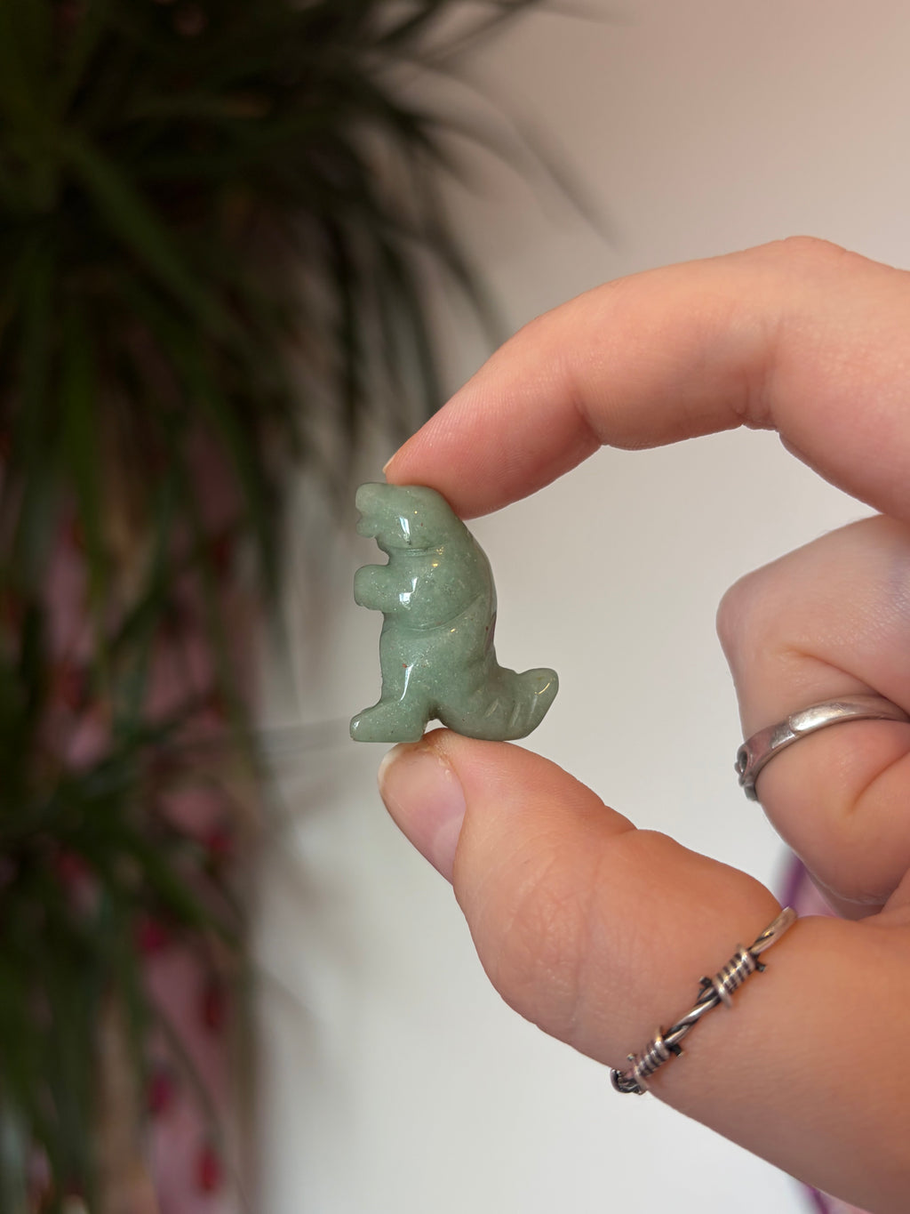 Mini Green Aventurine T Rex