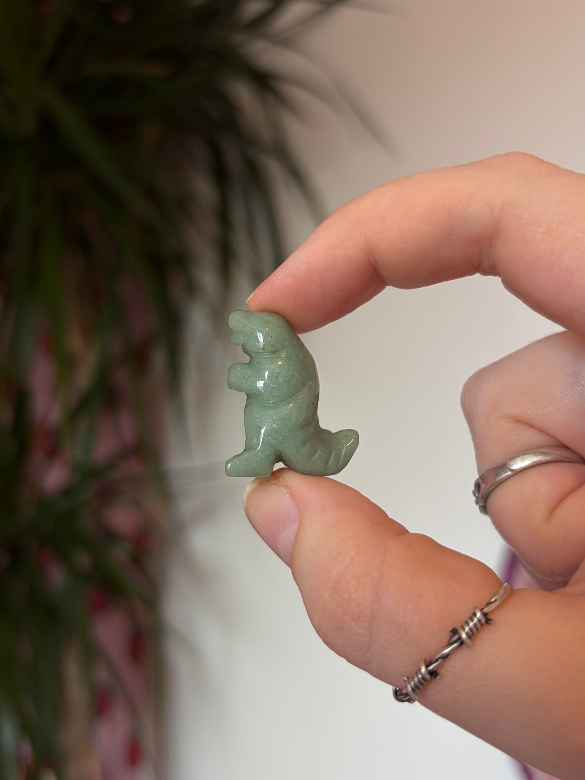 Mini Green Aventurine T Rex