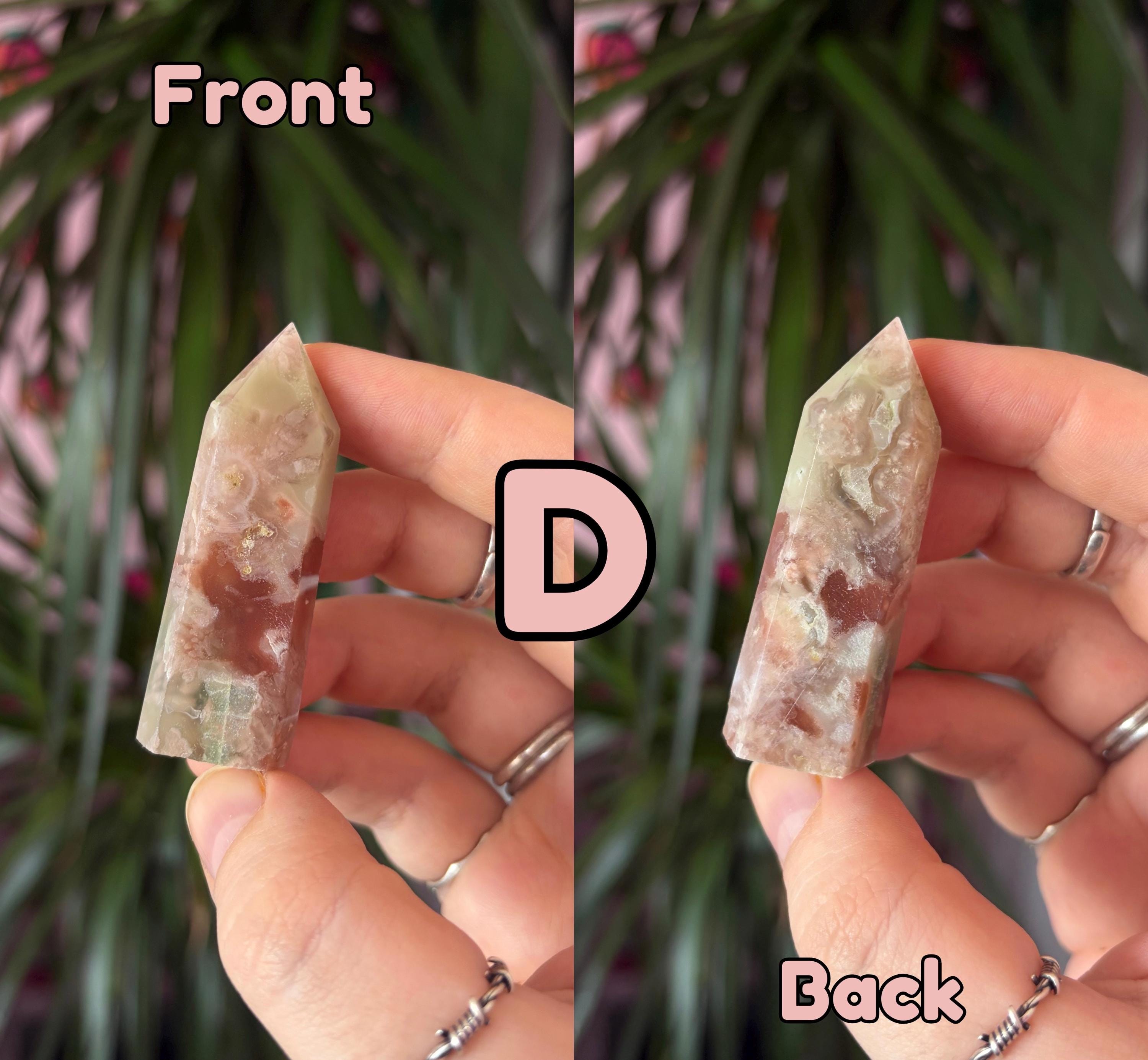 Mini Flower Agate Towers