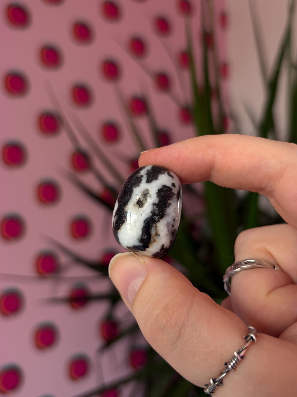 Zebra Jasper Tumblestone