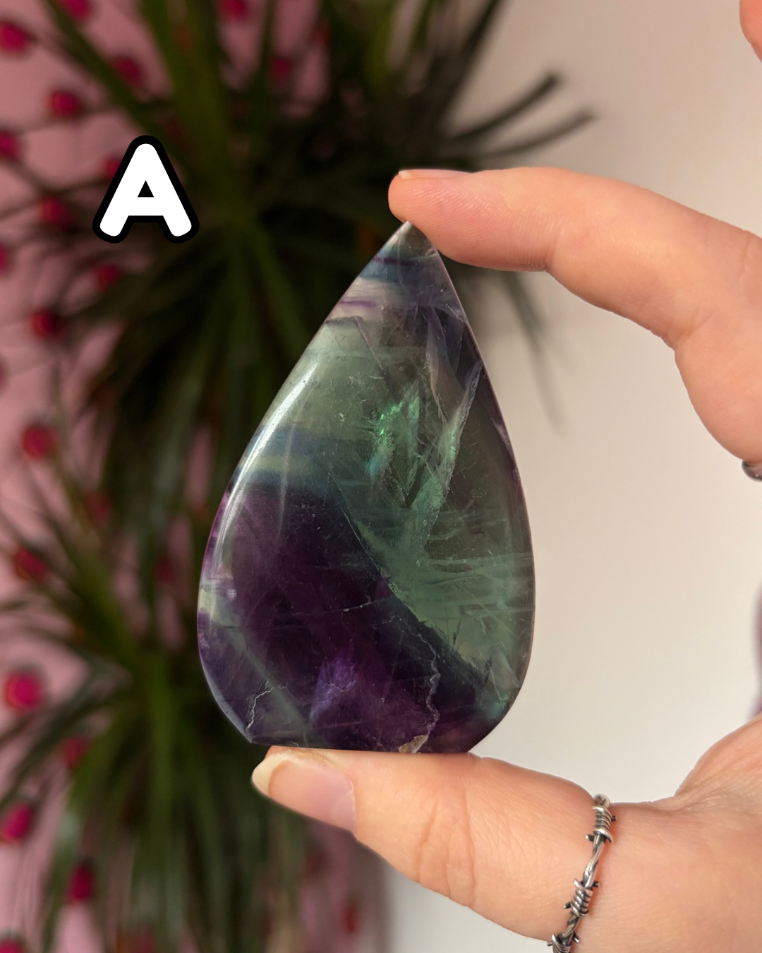 Rainbow Fluorite Arrowheads