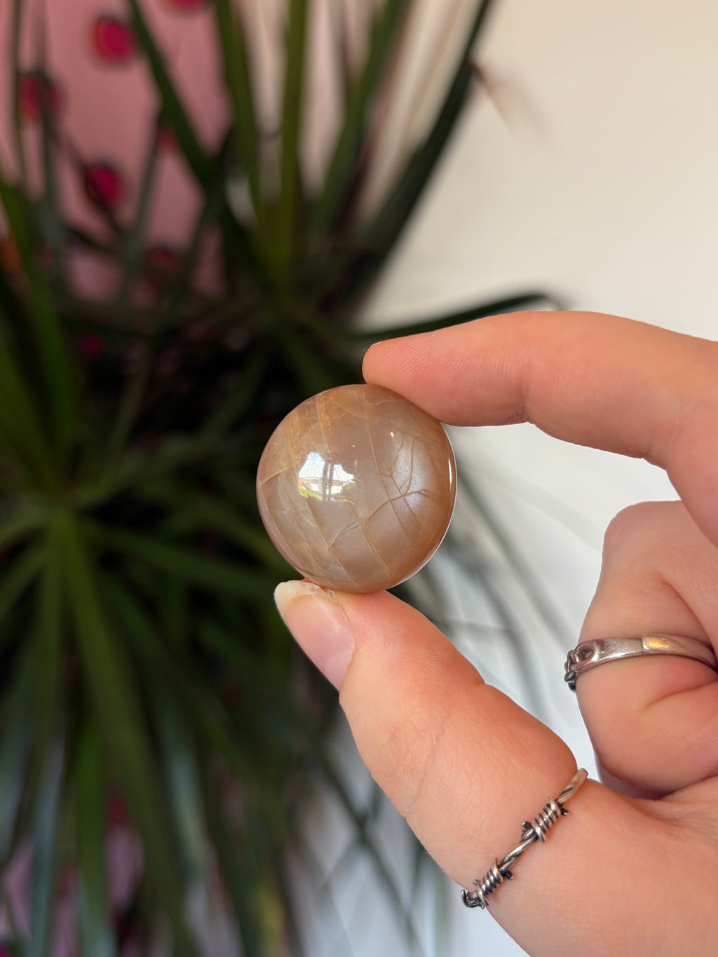 Flashy Moonstone Tumblestone
