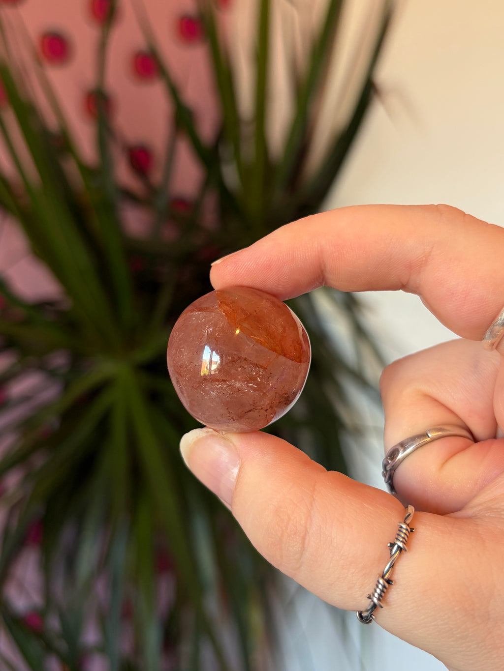 Fire Quartz Tumblestone
