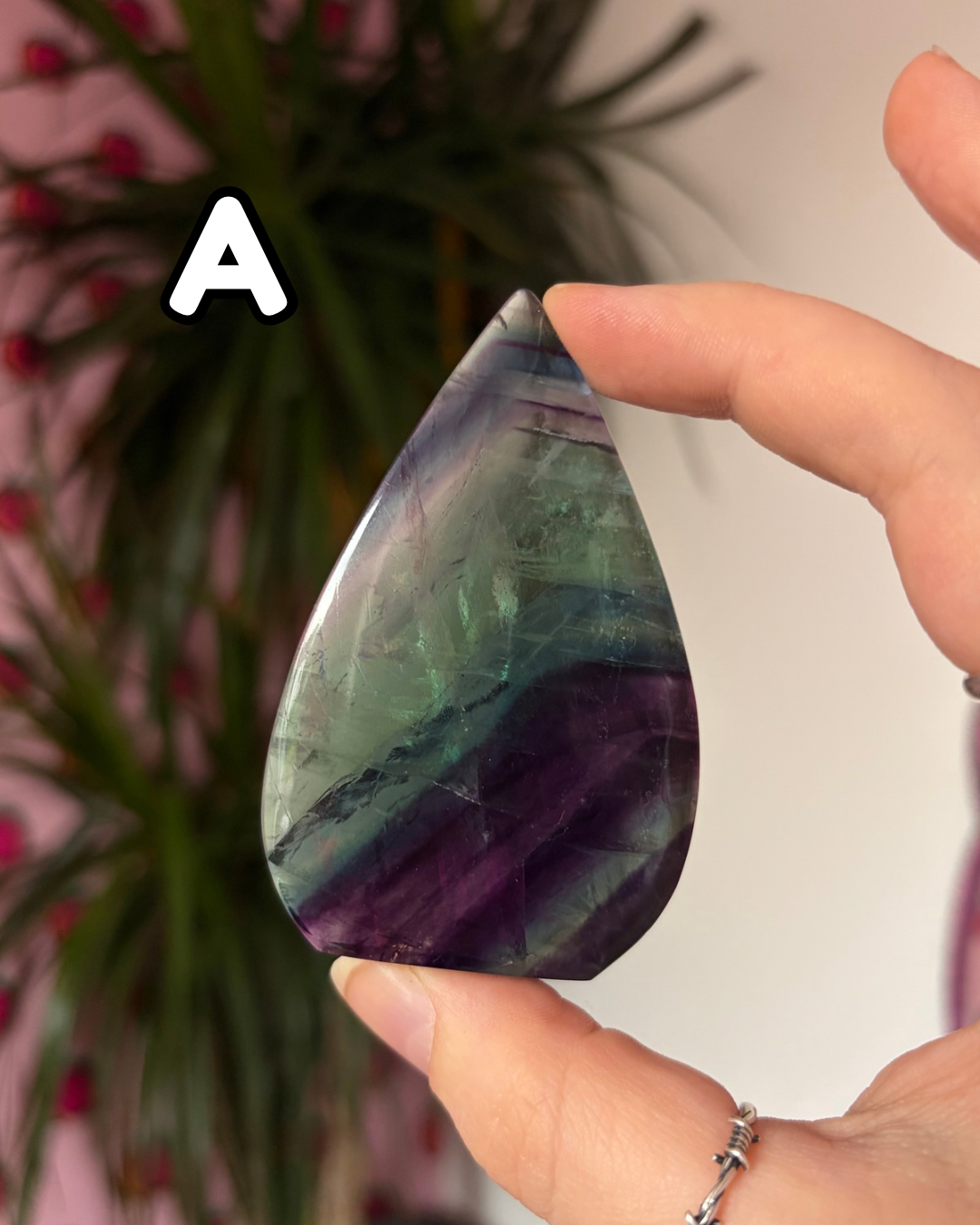 Rainbow Fluorite Arrowheads
