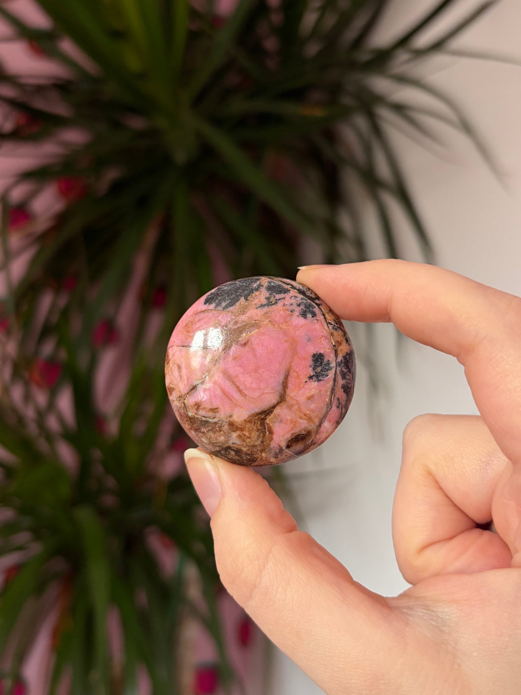 Rhodonite Palmstones