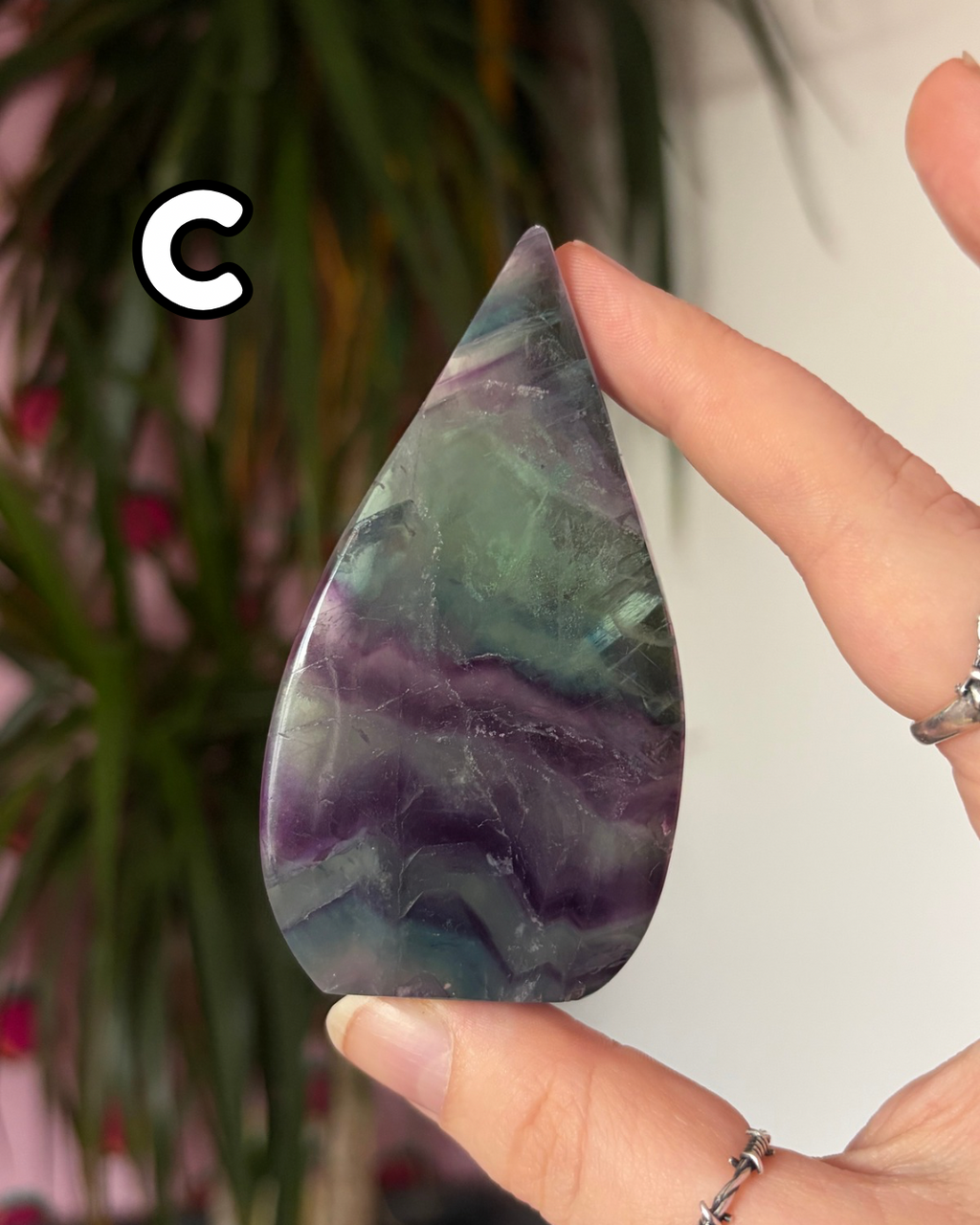 Rainbow Fluorite Arrowheads