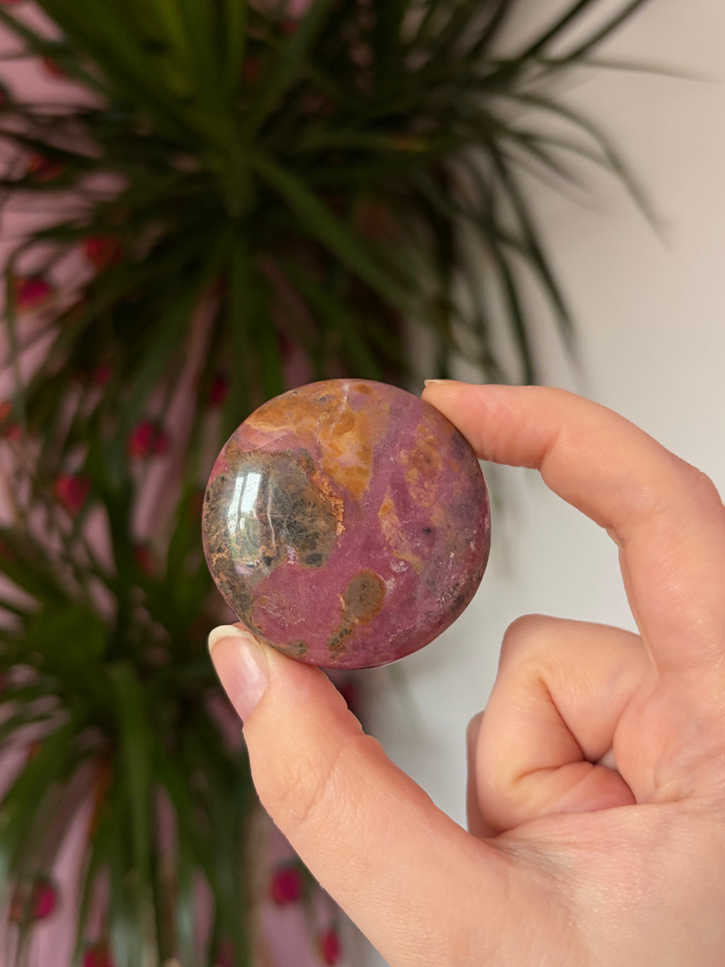 Grunge Rhodonite Palmstones