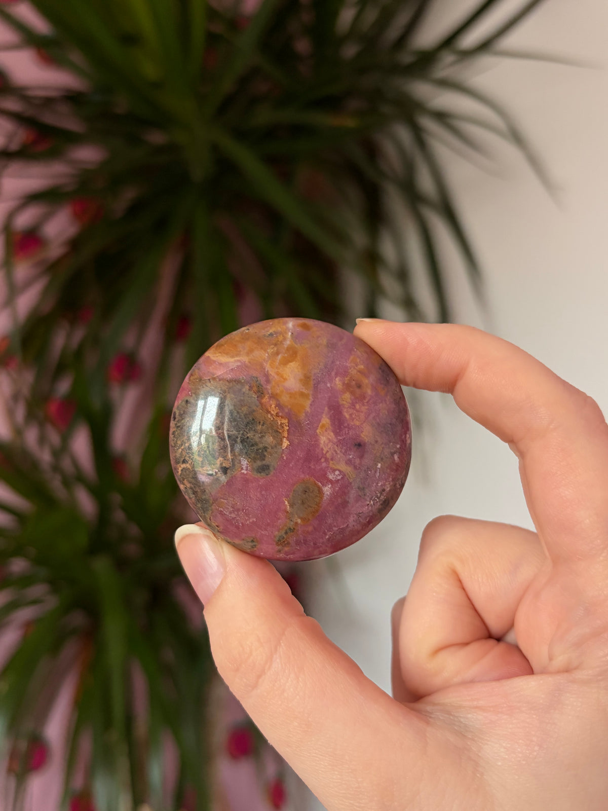 Grunge Rhodonite Palmstones