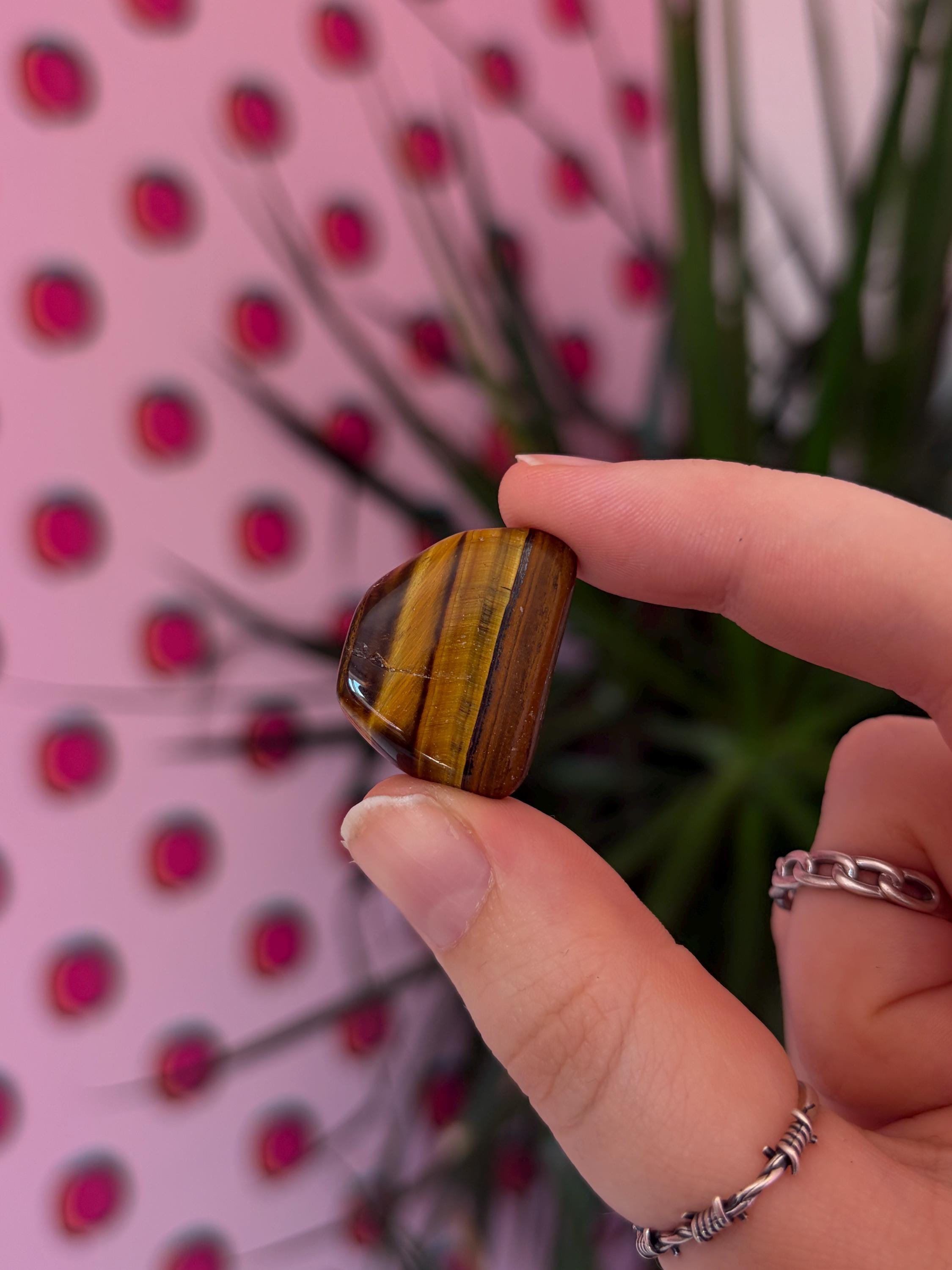 Tigers Eye Tumble Stone
