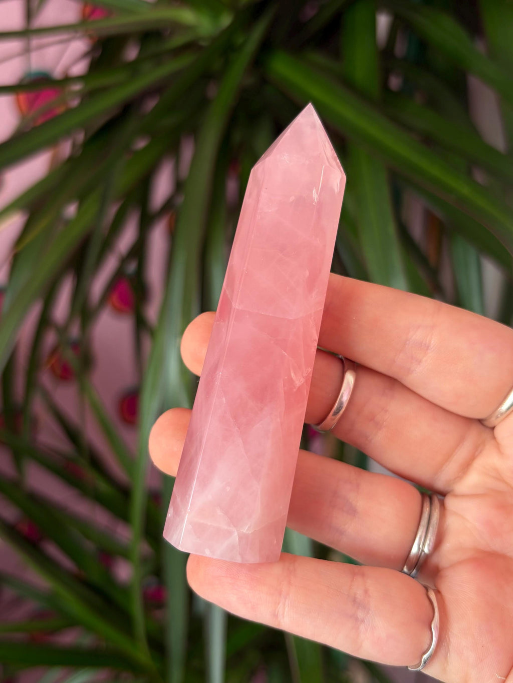 Pink Rose Quartz Towers
