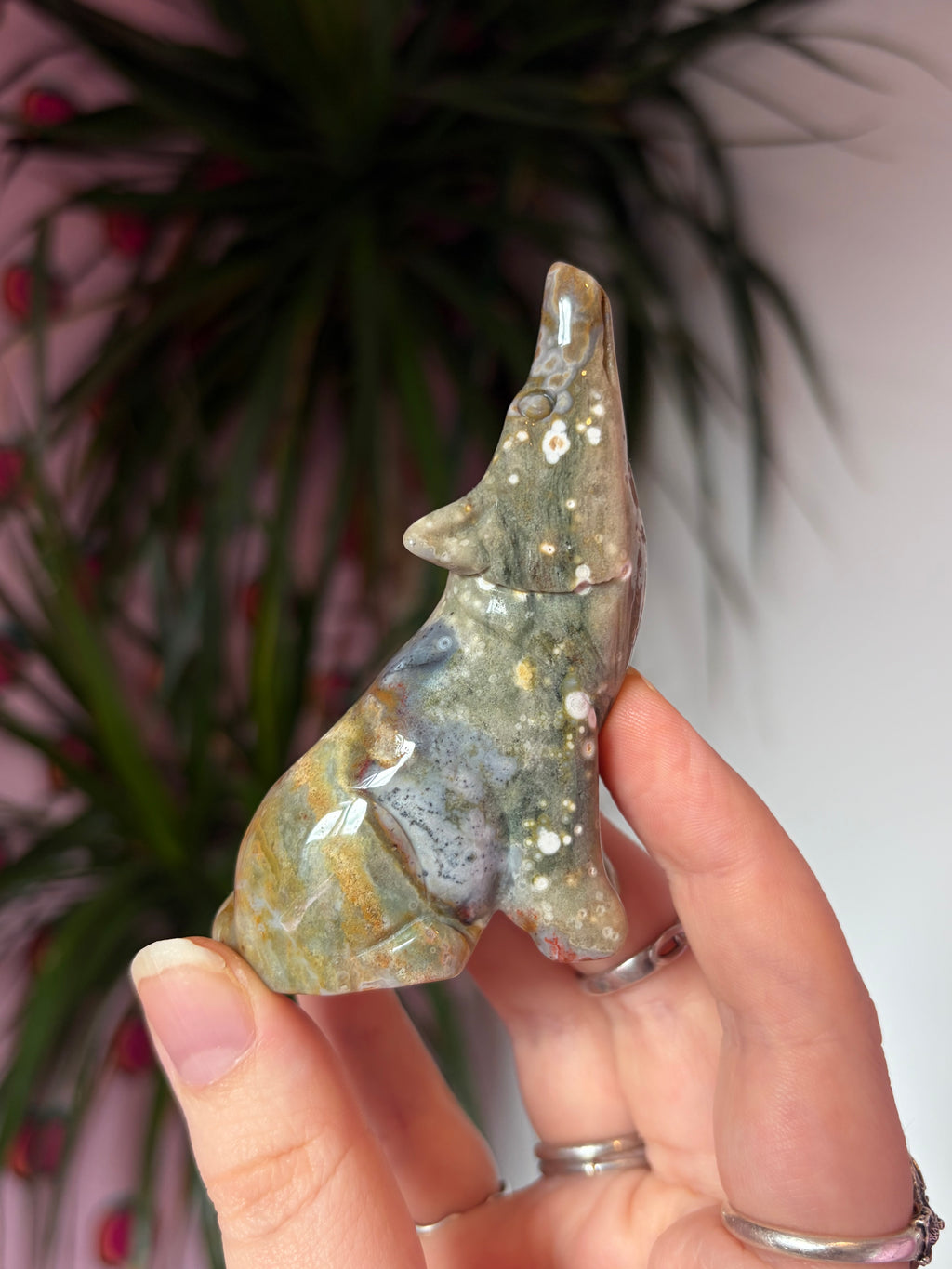 Ocean Jasper Howling Wolf