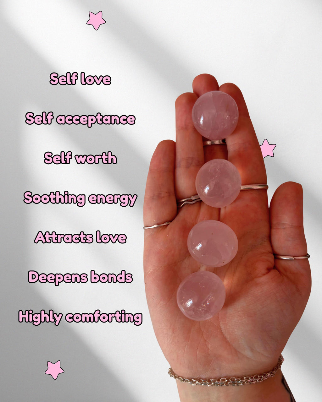 Rose Quartz Tumblestone