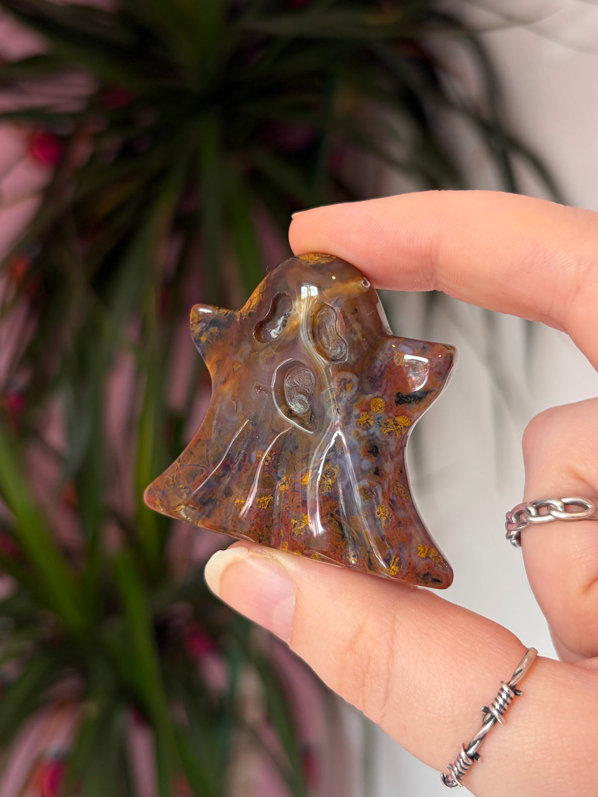 Mossy Ocean Jasper Ghost