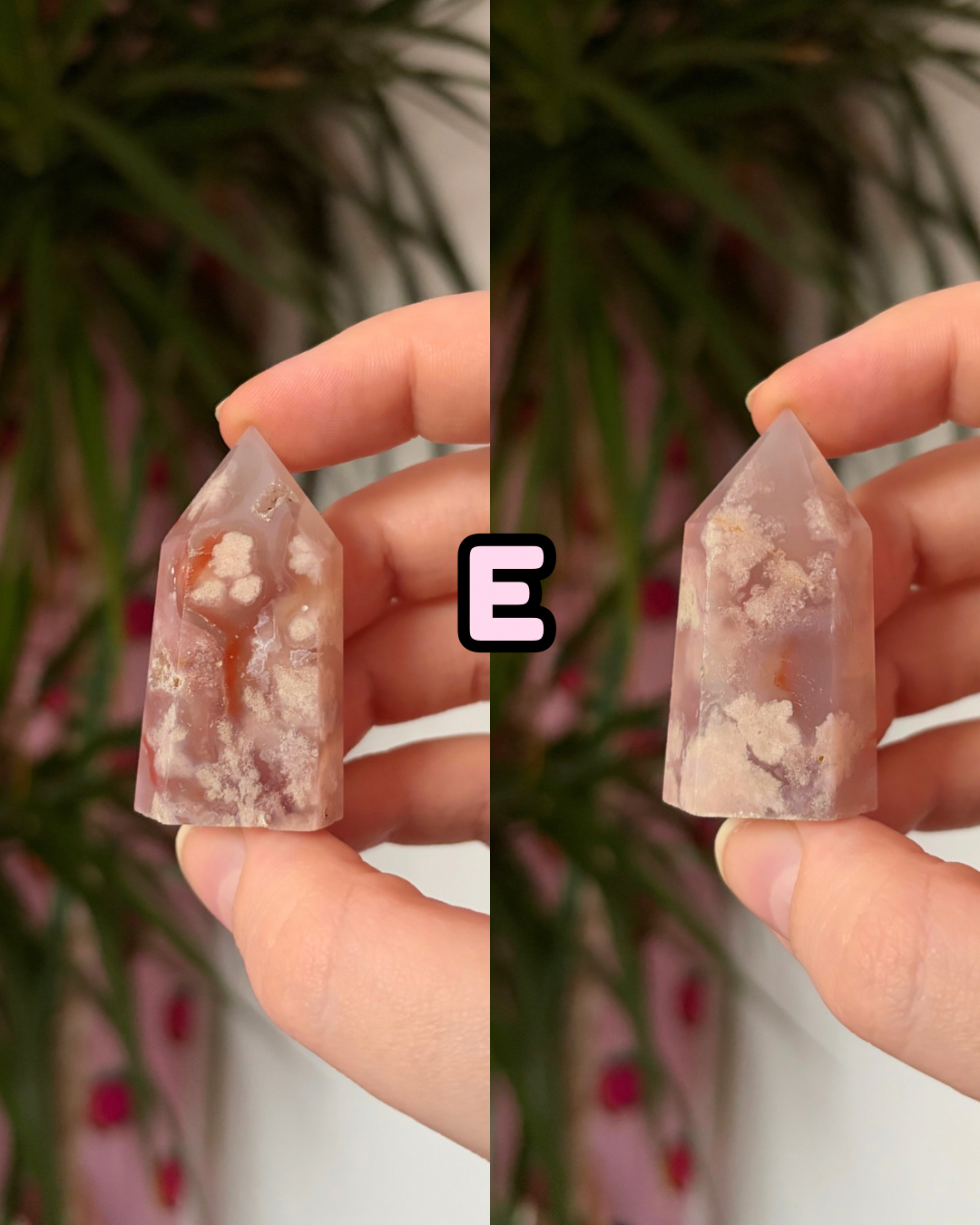 Mini Colourful Flower Agate Towers