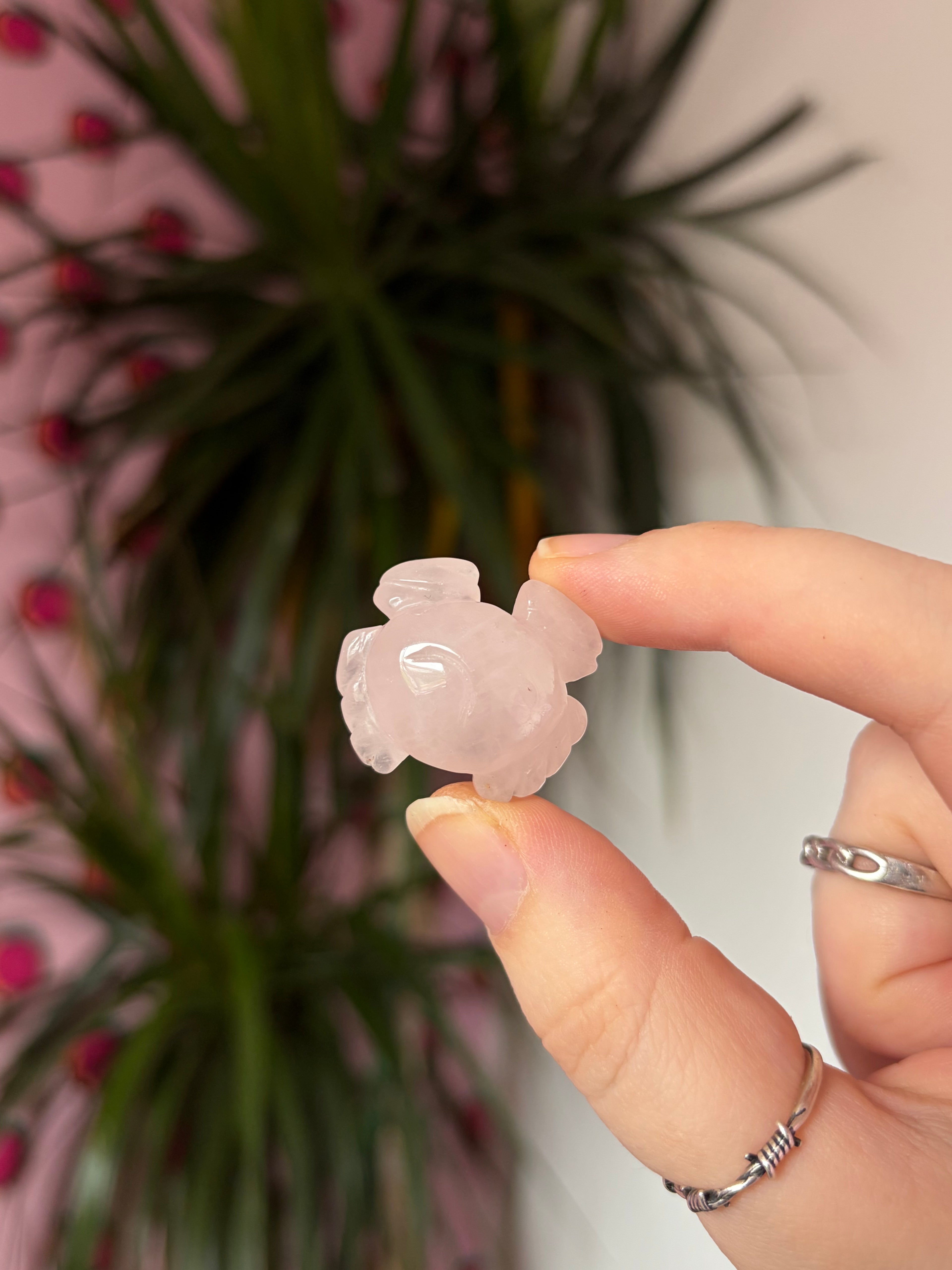 Mini Rose Quartz Crabs