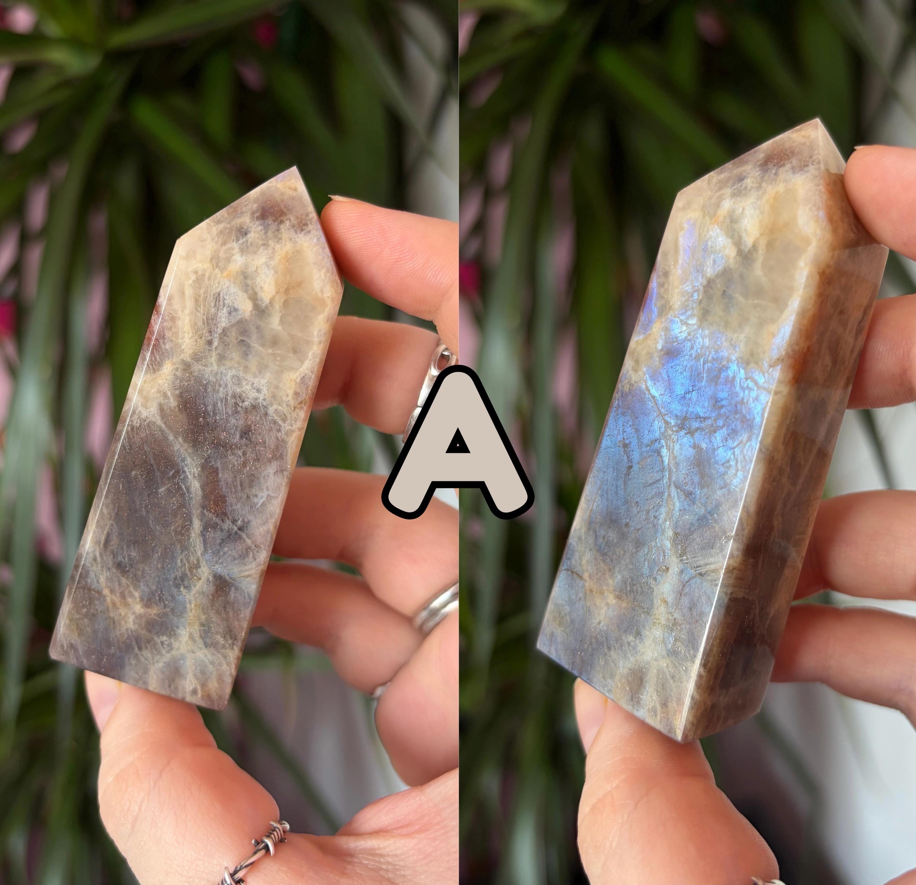 Flashy Moonstone With Sunstone Towers
