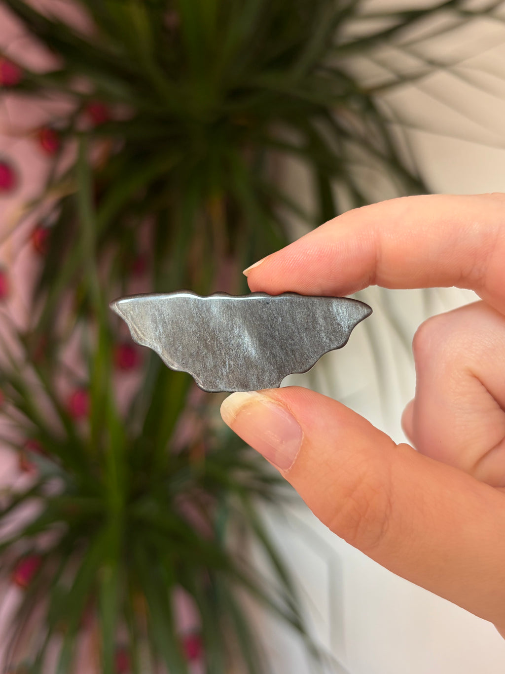 Silver Sheen Obsidian Bats