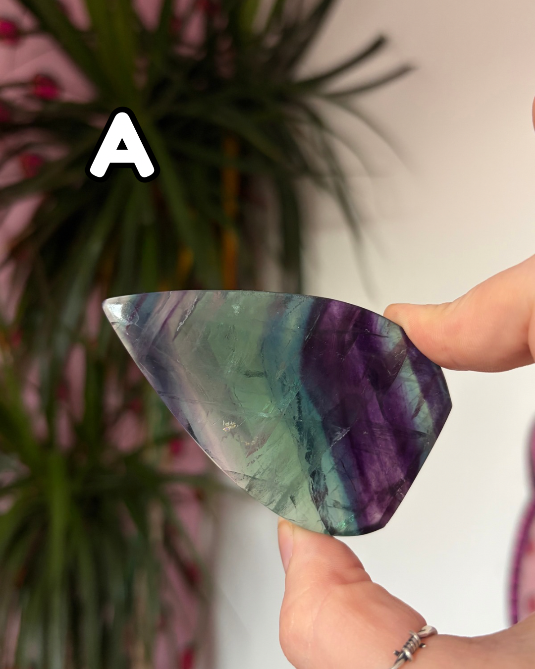 Rainbow Fluorite Arrowheads
