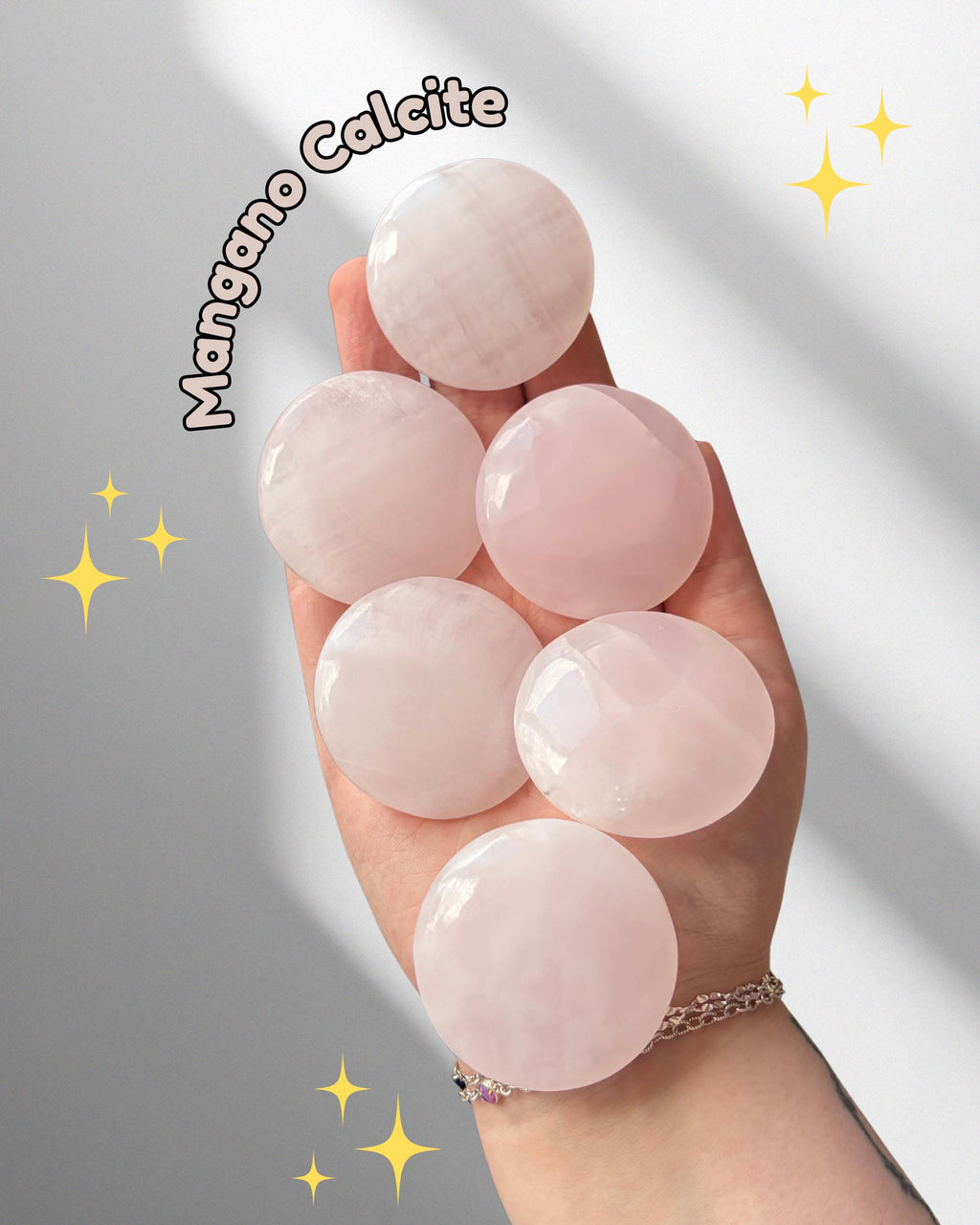 Mangano Calcite Button Palmstone