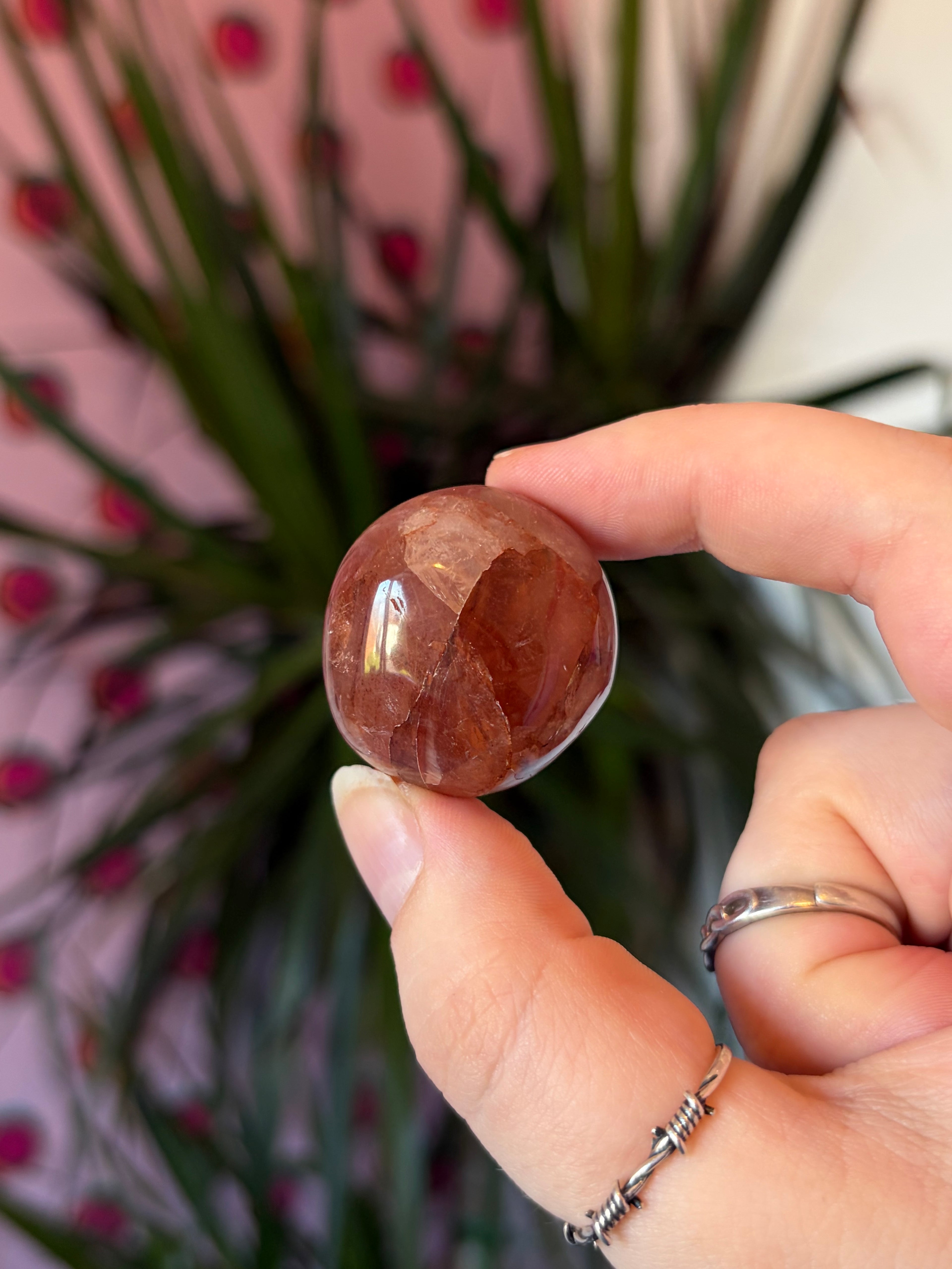 Fire Quartz Tumblestone