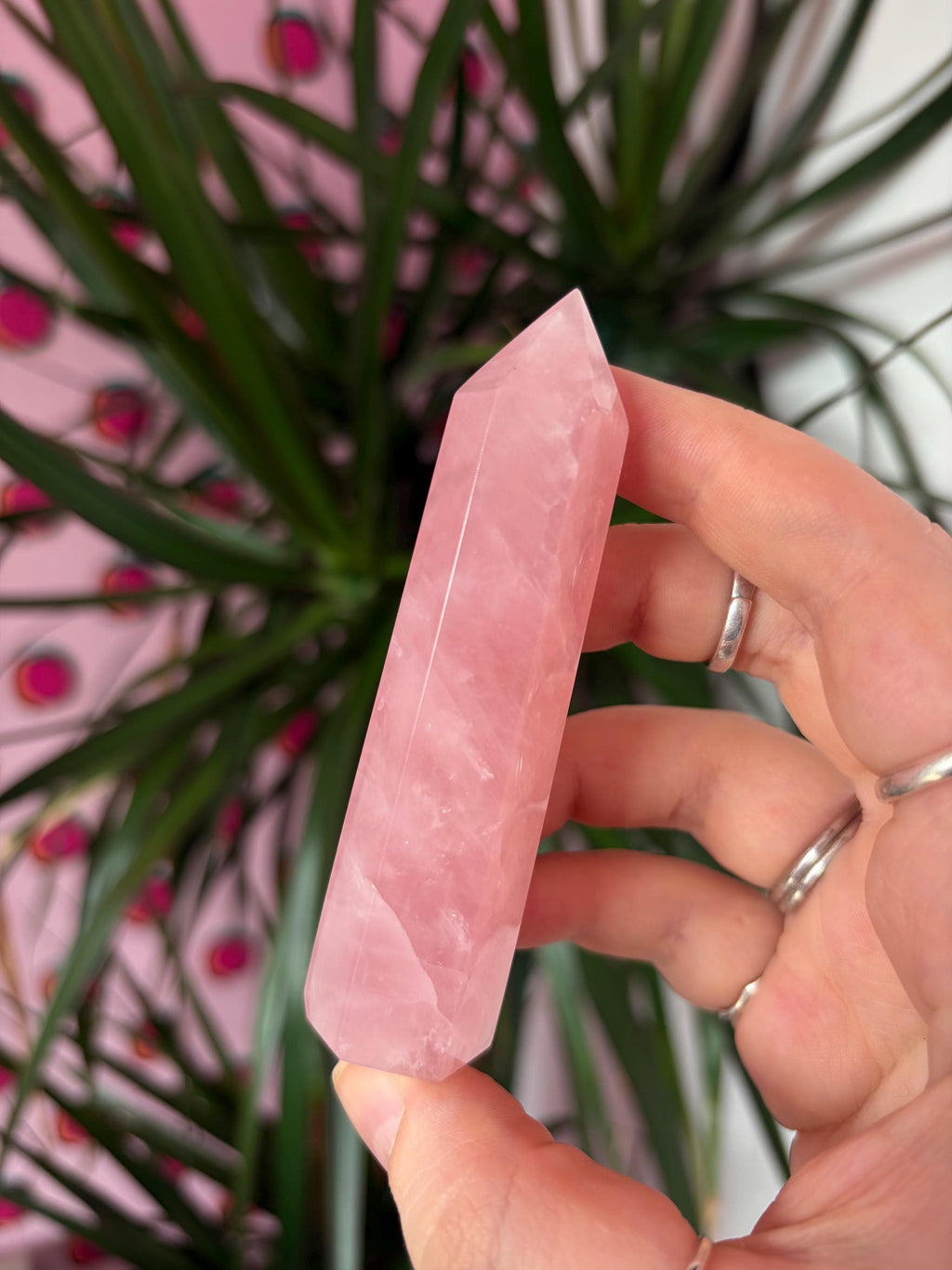 Pink Rose Quartz Towers