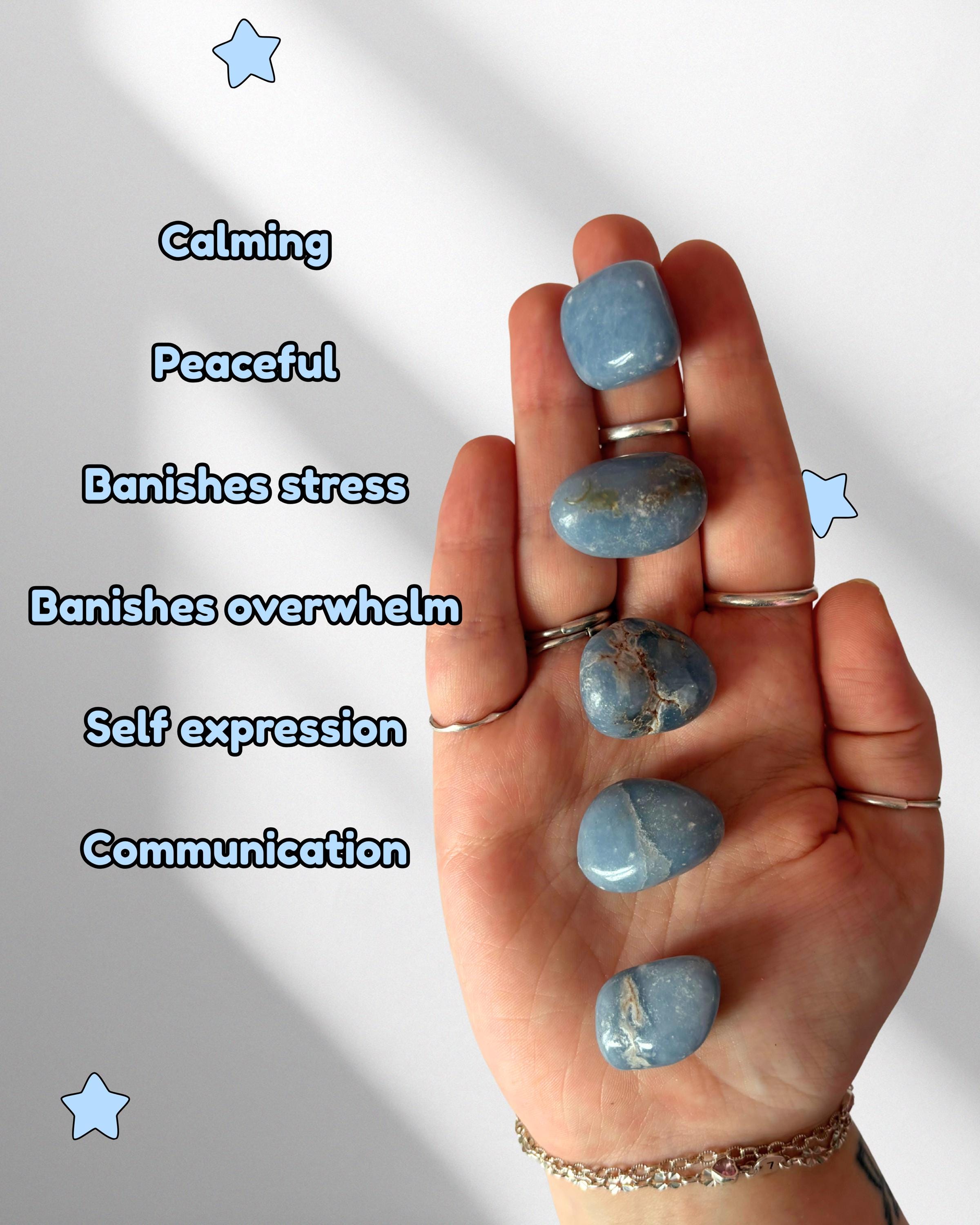 Angelite Tumblestone