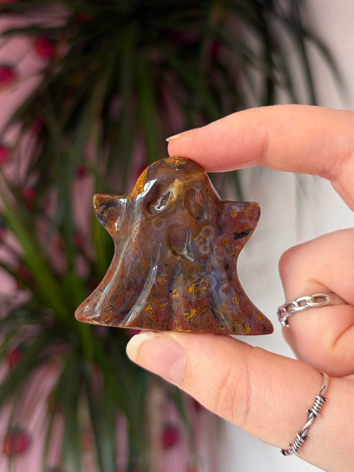 Mossy Ocean Jasper Ghost