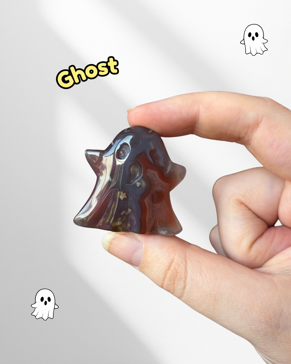 Mozambique agate ghost