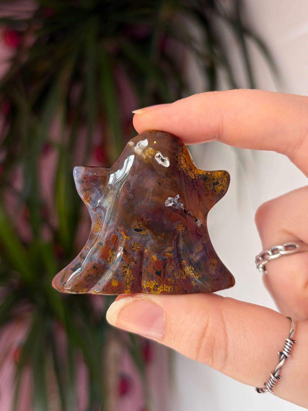 Mossy Ocean Jasper Ghost