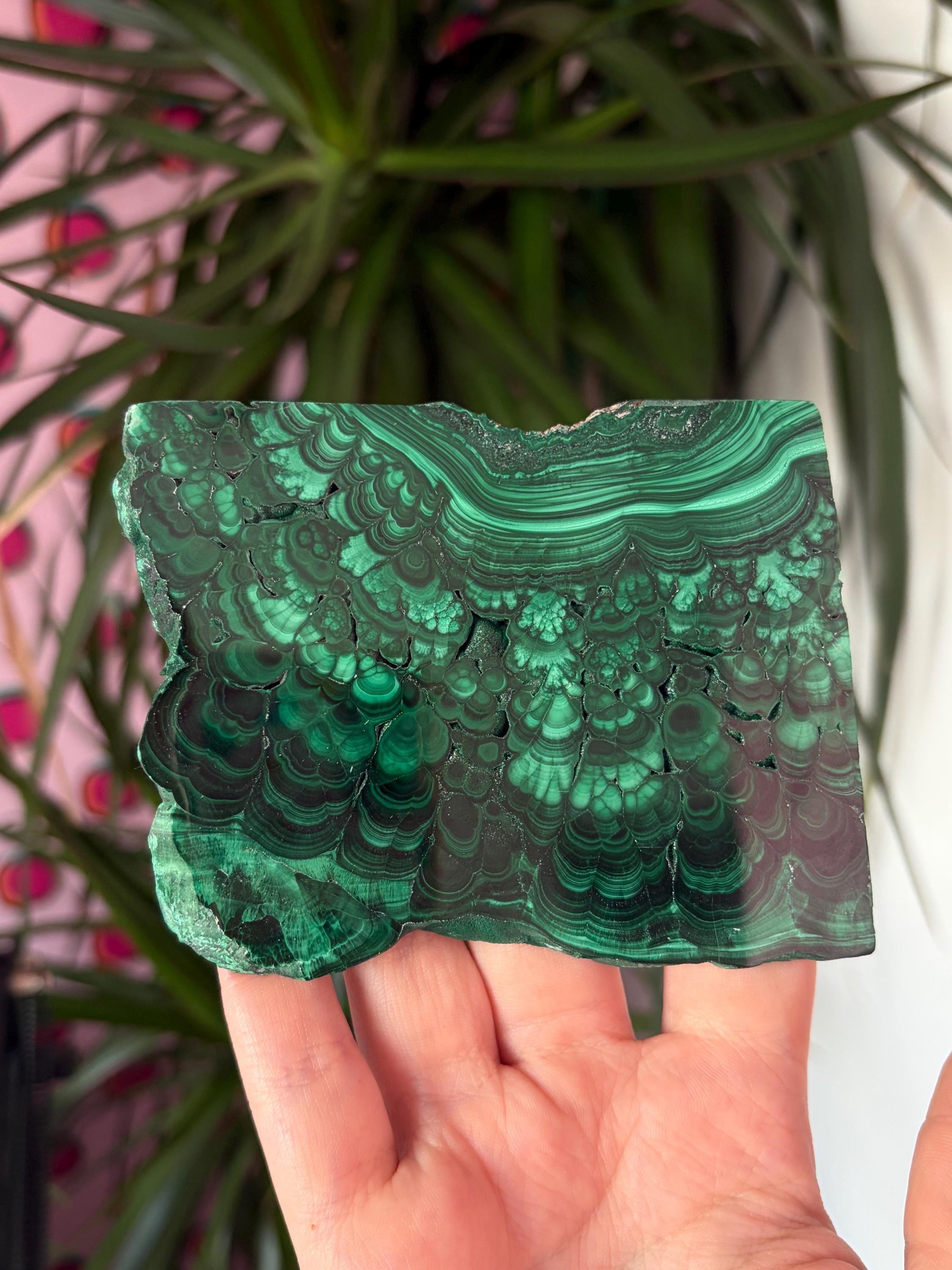Dark Malachite Slab